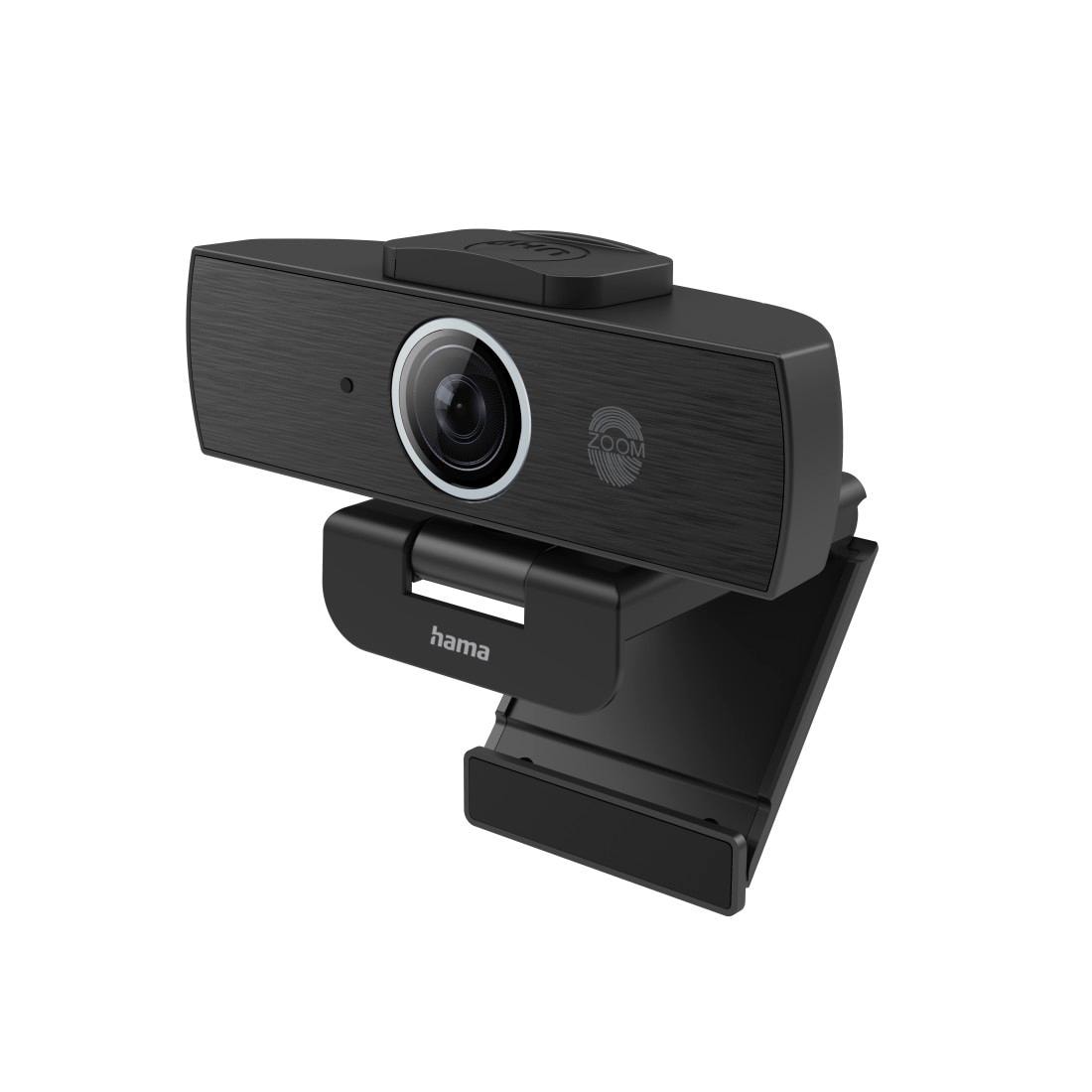 Hama Webcam »Ultra HD2160p Webcam mit flexiblem Neigungswinkel, Rauschunterdrückung« - Zusatzfunktionen: 1/4 Zoll-Gewinde, Autom. Belichtungsanpassung