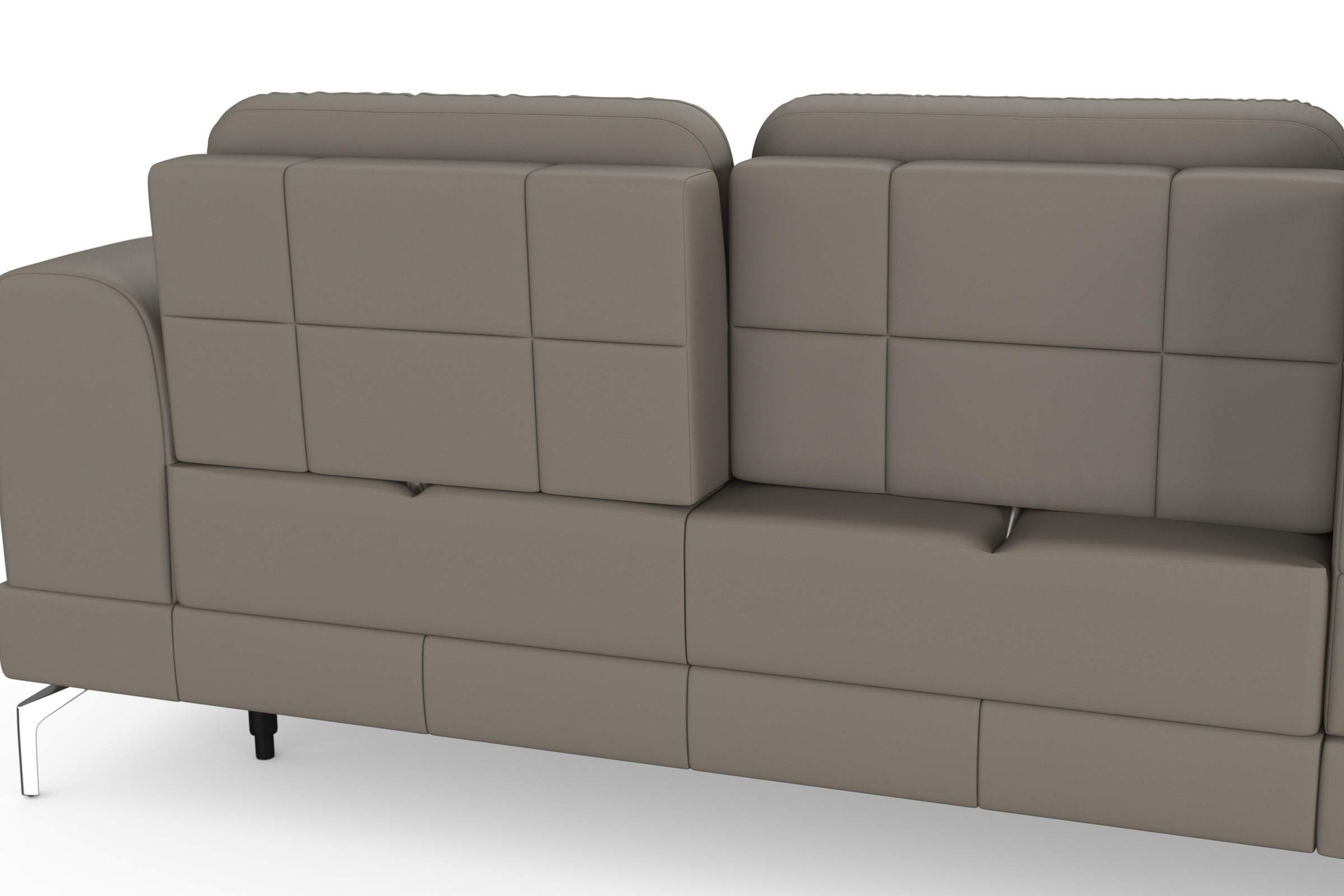 sit&more Ecksofa »Bendigo L-Form«, inklusive Sitztiefenverstellung, Bodenfreiheit 15 cm, 2 Fußfarben
