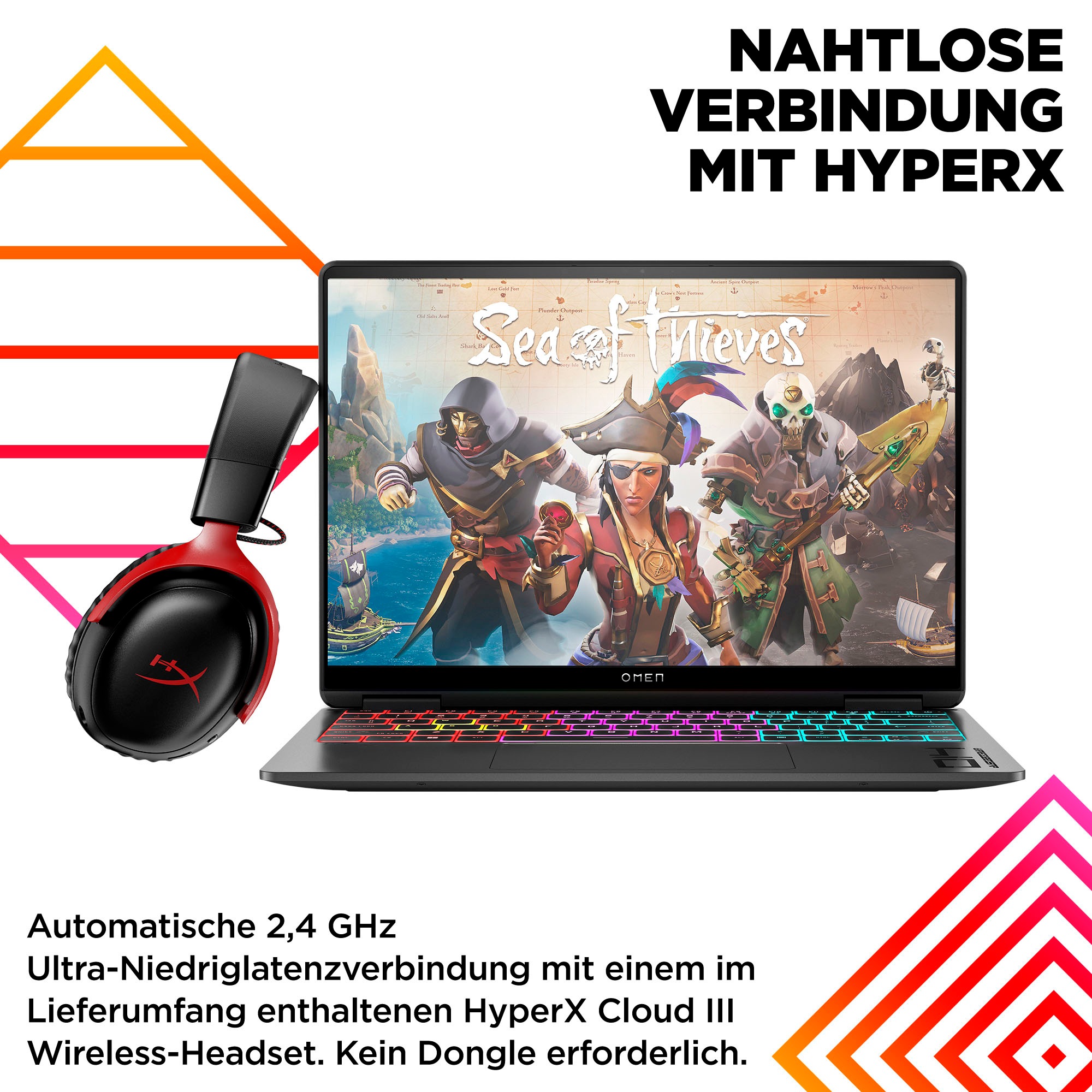 HP Gaming-Notebook »14-fb1097ng«, 35,6 cm, / 14 Zoll, Intel, Core Ultra 9, GeForce RTX 5070, 2000 GB SSD