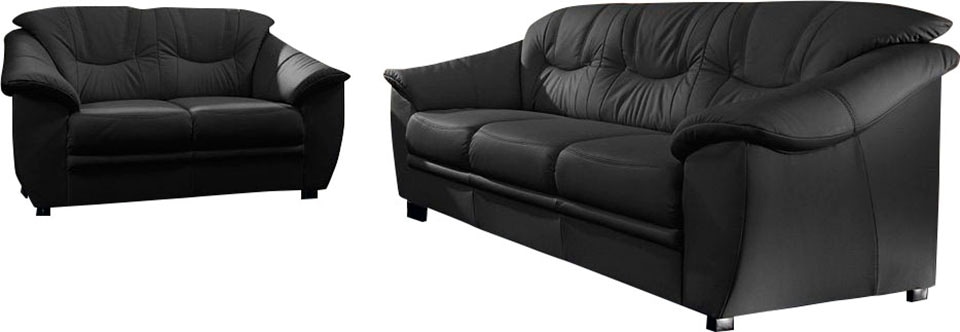 sit&more Polstergarnitur »Top Savona«, NaturLEDER® (2-tlg), bestehend aus je einem 2- und 3-Sitzer, Federkern
