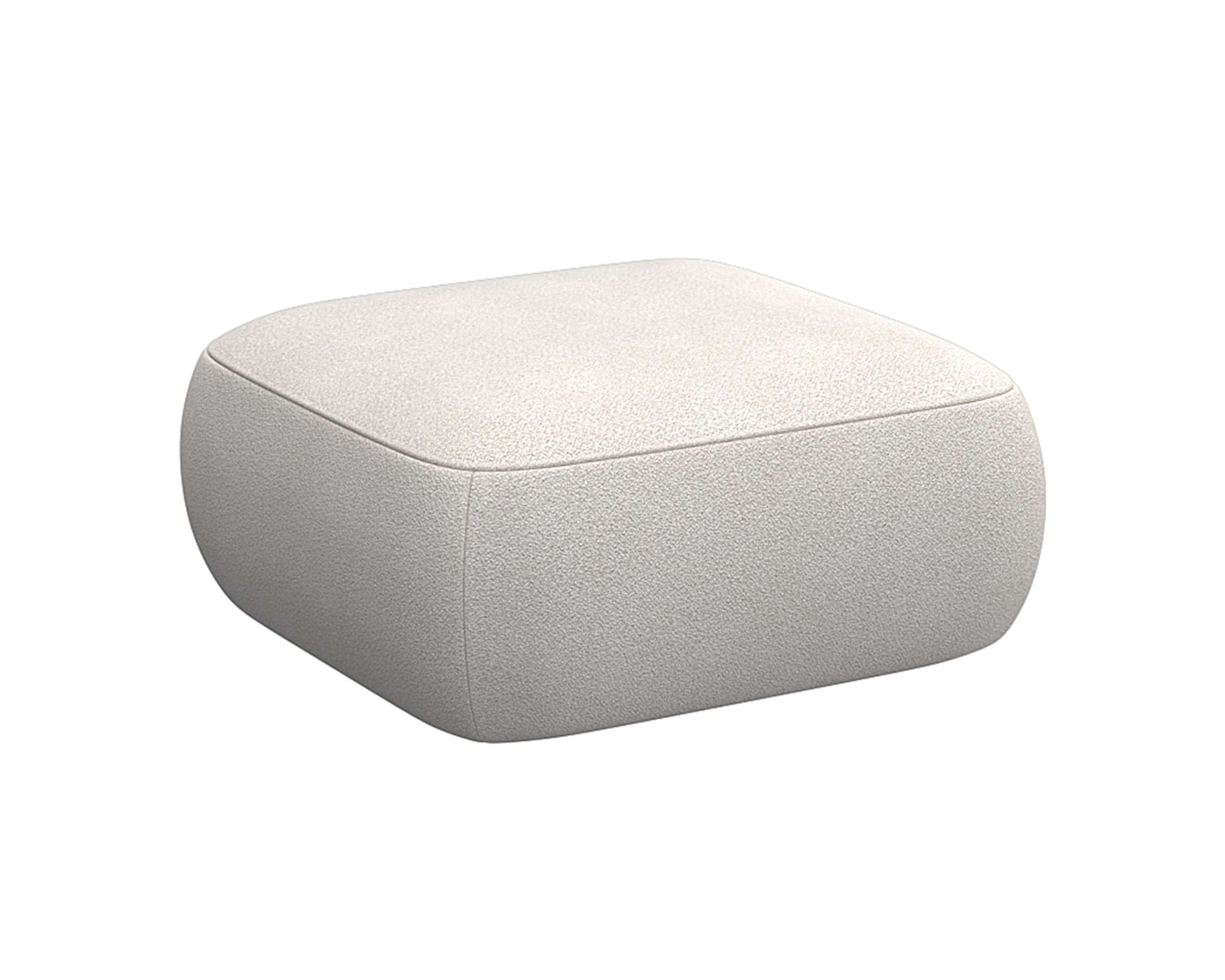 FLEXLUX Pouf »Torino, rund, bodennah, Sitzhocker, Polsterhocker«, Modernes, günstig online kaufen