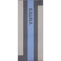 Cawö Saunatuch »Streifen«, (1 St.), mit farbigem Streifen & Schriftzug