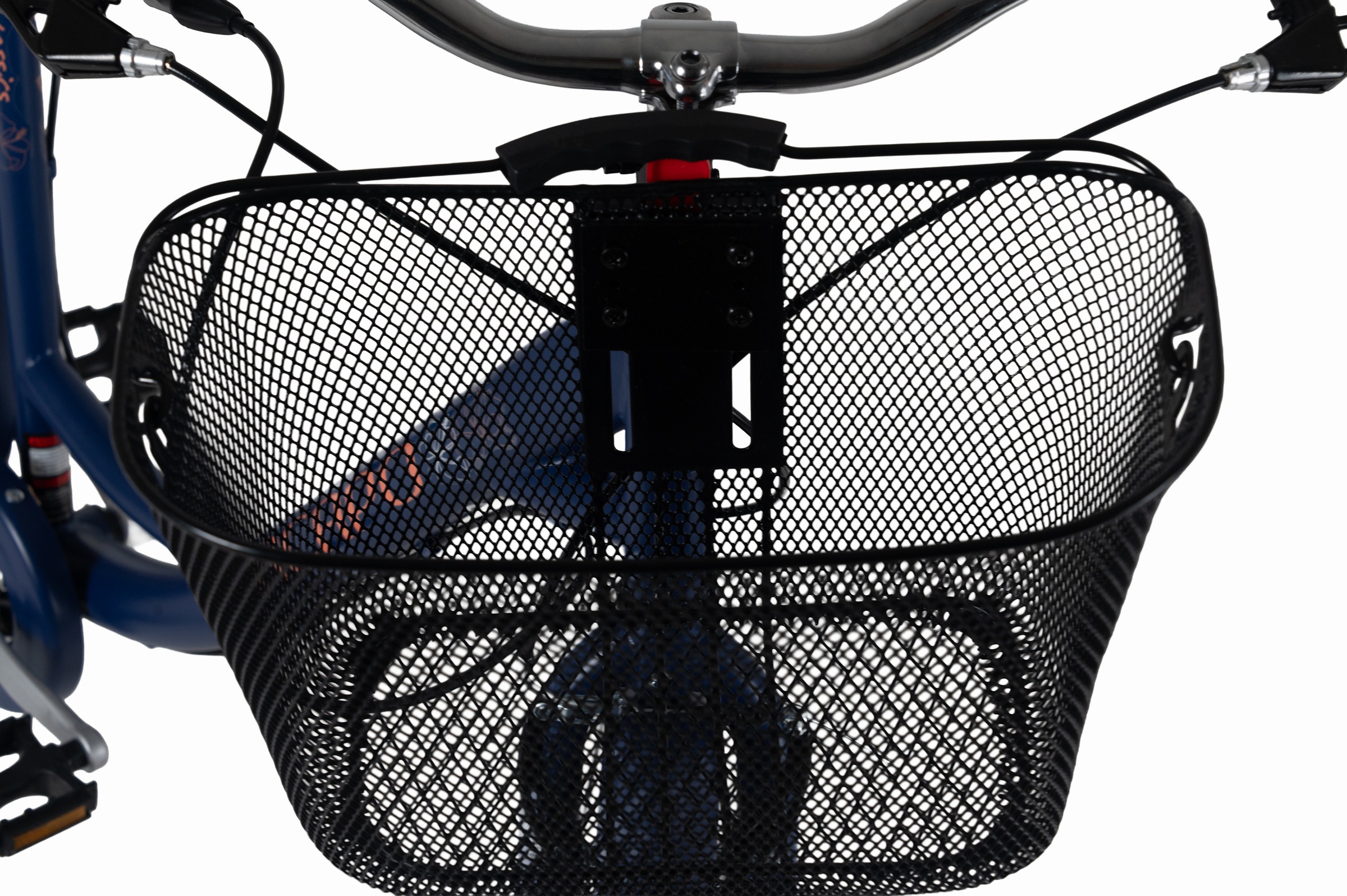 Dacapo Cityrad »DaCapo Citybike 26'' Cantaloupe Blau mit Korb RH 48 cm« 6 Gang Shimano Tourney Schaltwerk Kettenschaltung