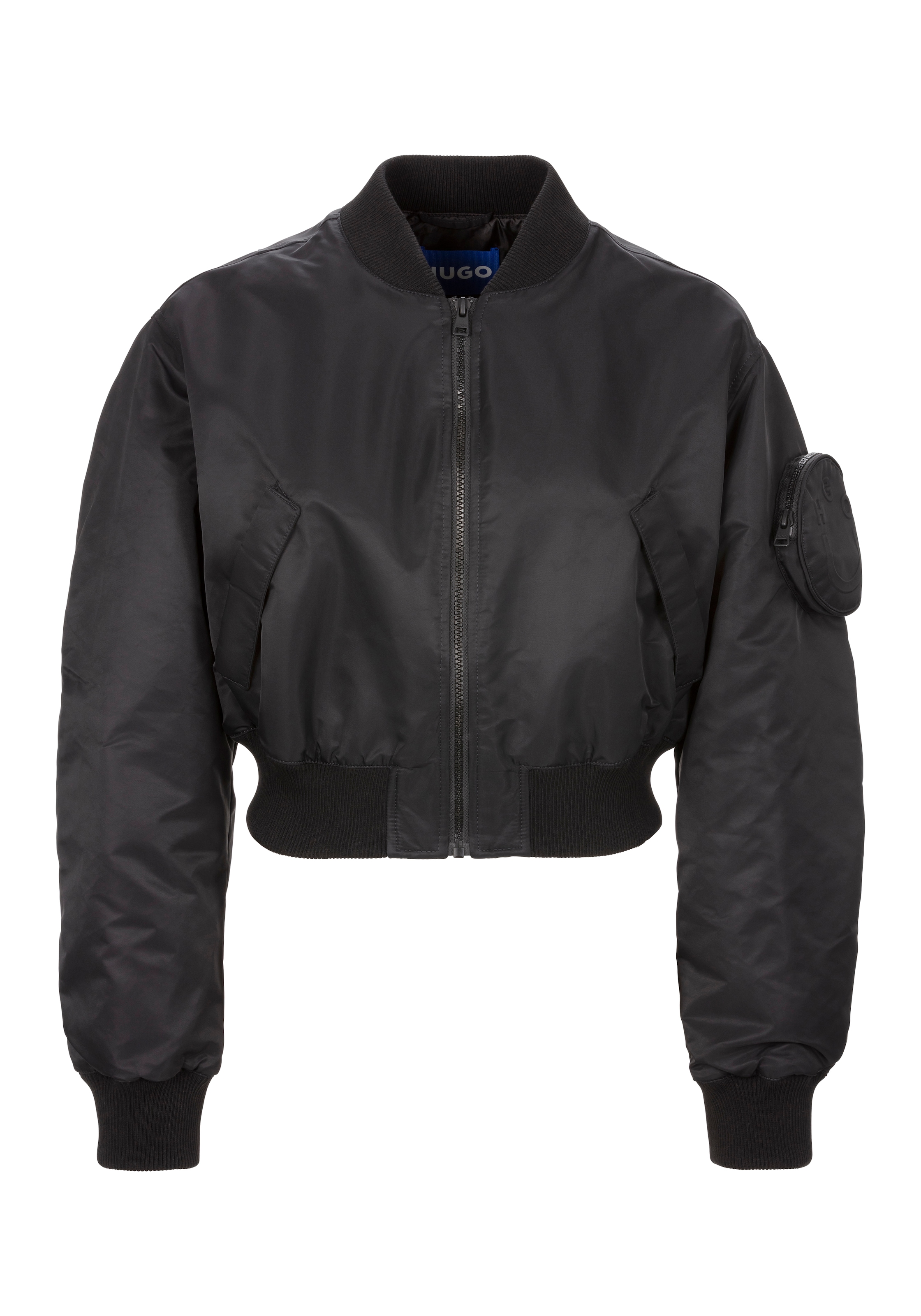 HUGO Blue Bomberjacke »Foraia«, mit aufgesetzter Ärmeltasche, Iconic Streetstyle
