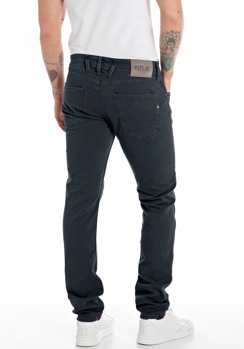 Replay Slim-fit-Jeans »ANBASS HYPERFLEX BIO«
