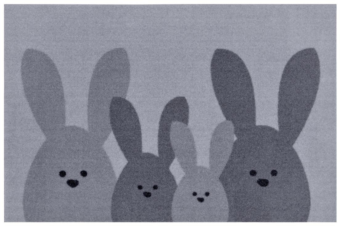 HANSE Home Fußmatte »Bunny Family«, rechteckig, 7 mm Höhe, Schmutzfangmatte günstig online kaufen