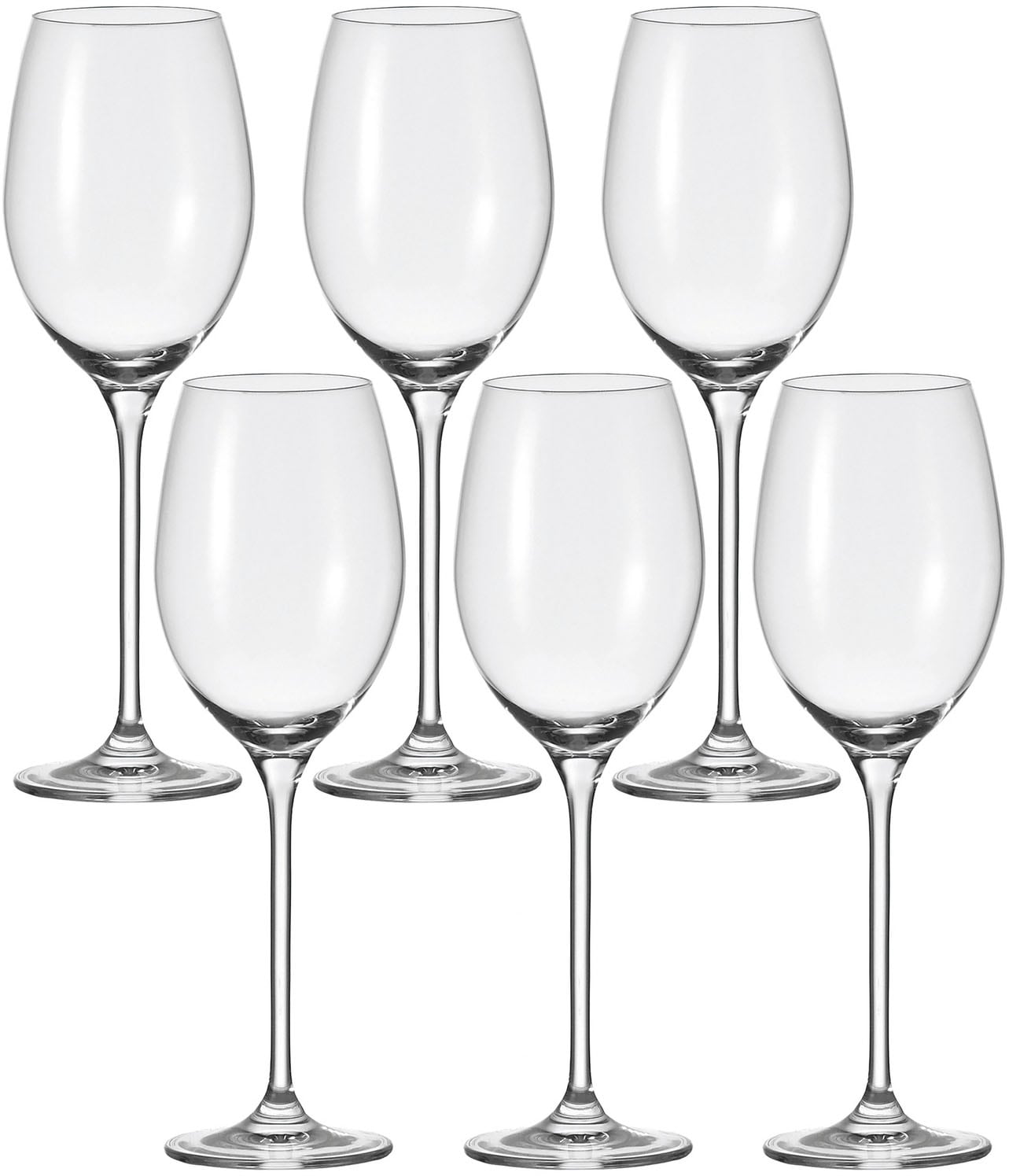 Weißweinglas »CHEERS«, (Set, 6 tlg.), 400 ml, 6-teilig
