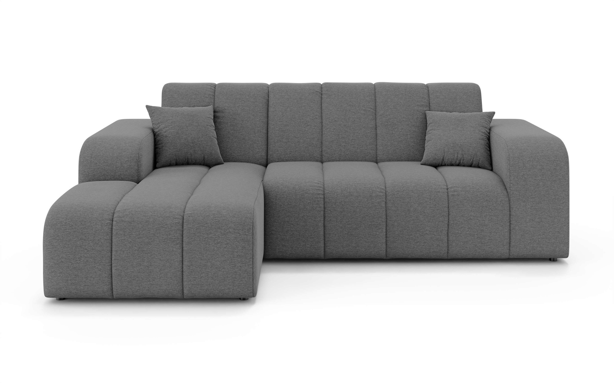 INOSIGN Ecksofa »CASSY L-Form, Schlafsofa mit Bettkasten, Maße B/T/H: 245/165/88 cm«, mit 2 Rückenkissen, Recamiere rechts oder links bestellbar