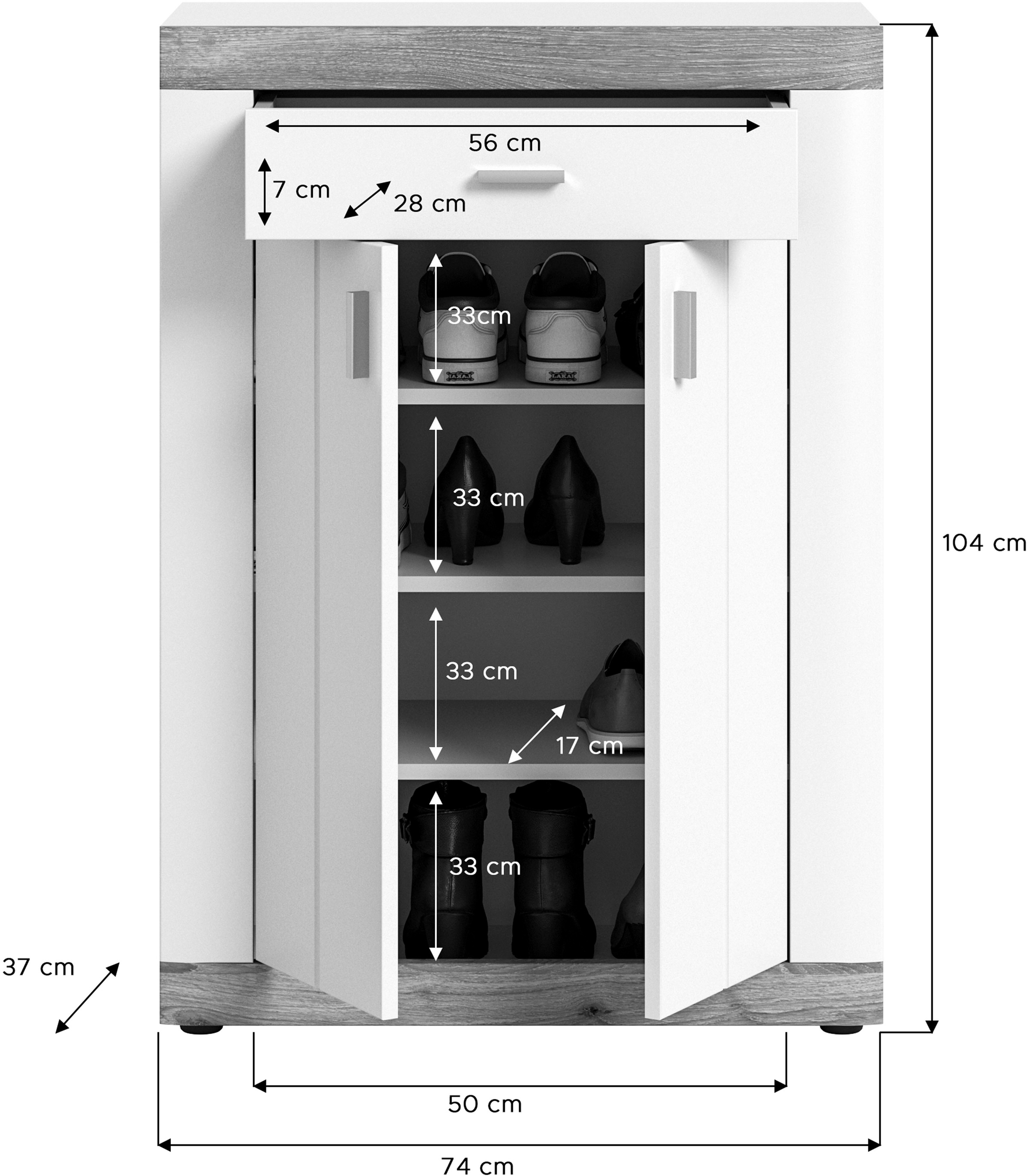 Home affaire Schuhschrank »Landsby«