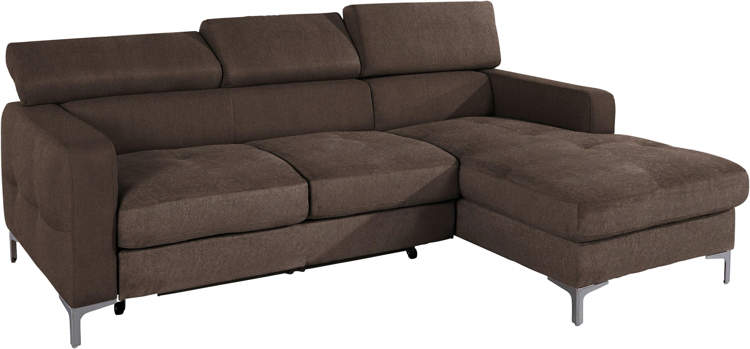 COTTA Ecksofa "Sammy L-Form" mit Kopfteilverstellung, wahlweise mit Bettfun günstig online kaufen