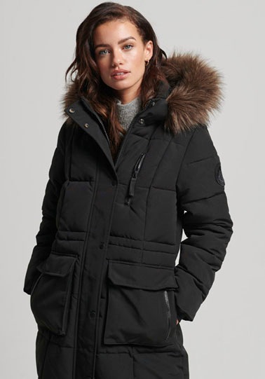 Superdry Steppmantel »LONGLINE FAUX« kaufen