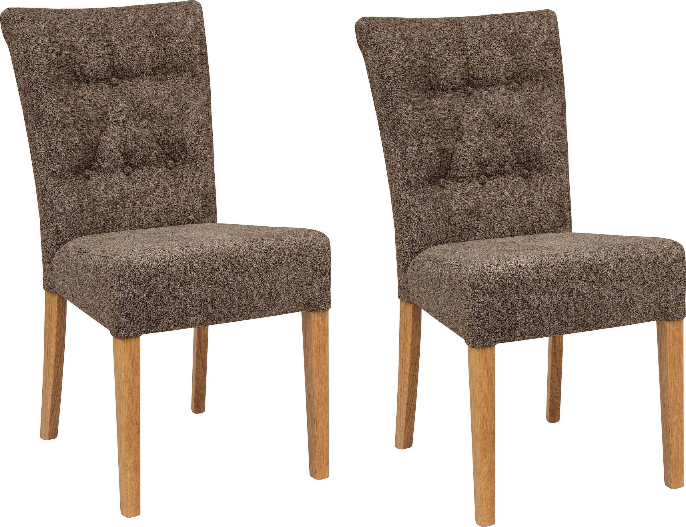 Home affaire Polsterstuhl »Queen«, (Set), 4 St., Feinstruktur, Esszimmerstu günstig online kaufen