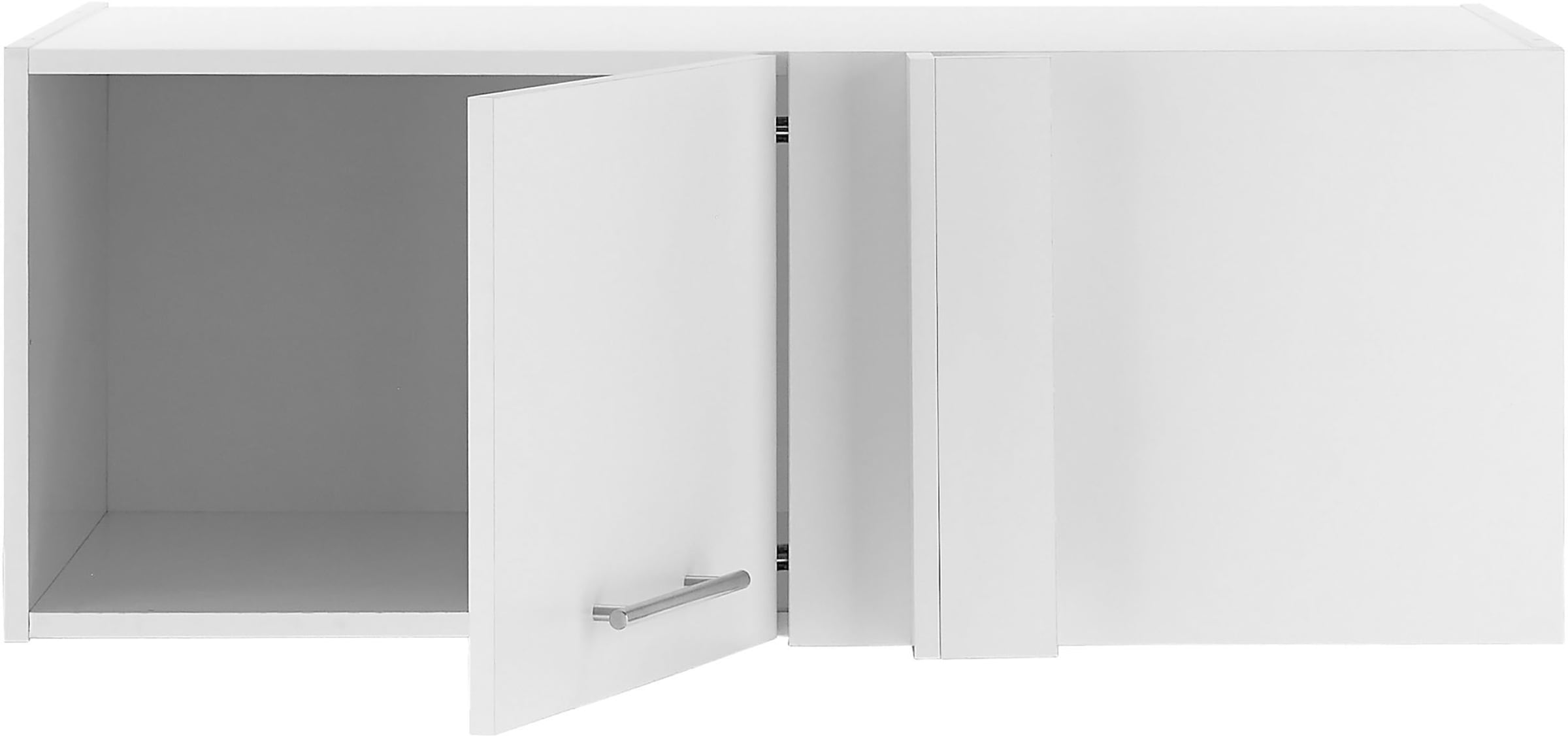 Laundreezy Aufsatzschrank »Laundreezy, Eck-Aufsatzschrank BxHxT 100x38x68 cm« 1 Stk. tlg. Breite 100cm, Tür L/R montierbar, Softclose-Funktion