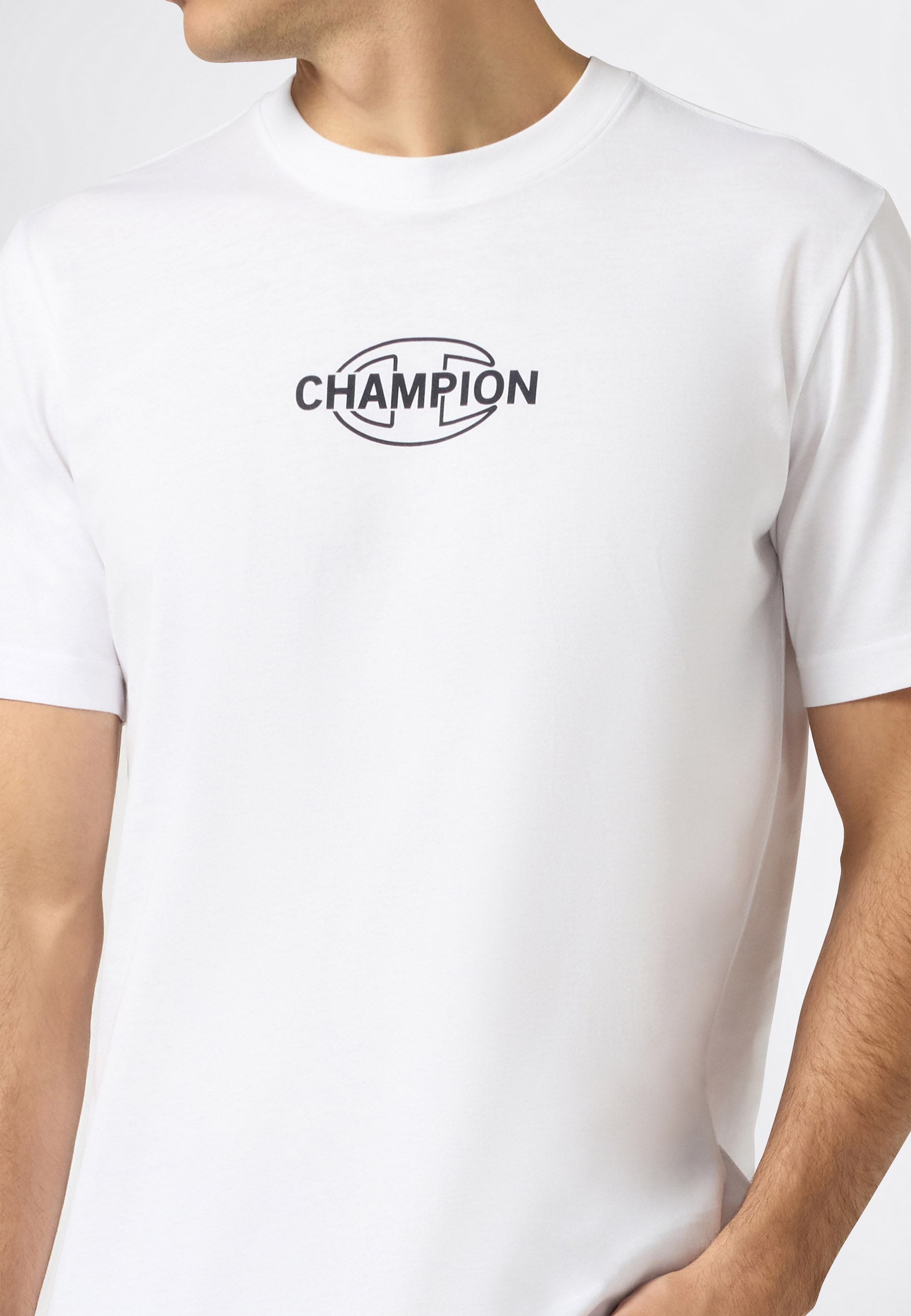 Champion T-Shirt »Graphic Crewneck T-Shirt« 1 Stk. sportlicher Stil, aus Baumwolle