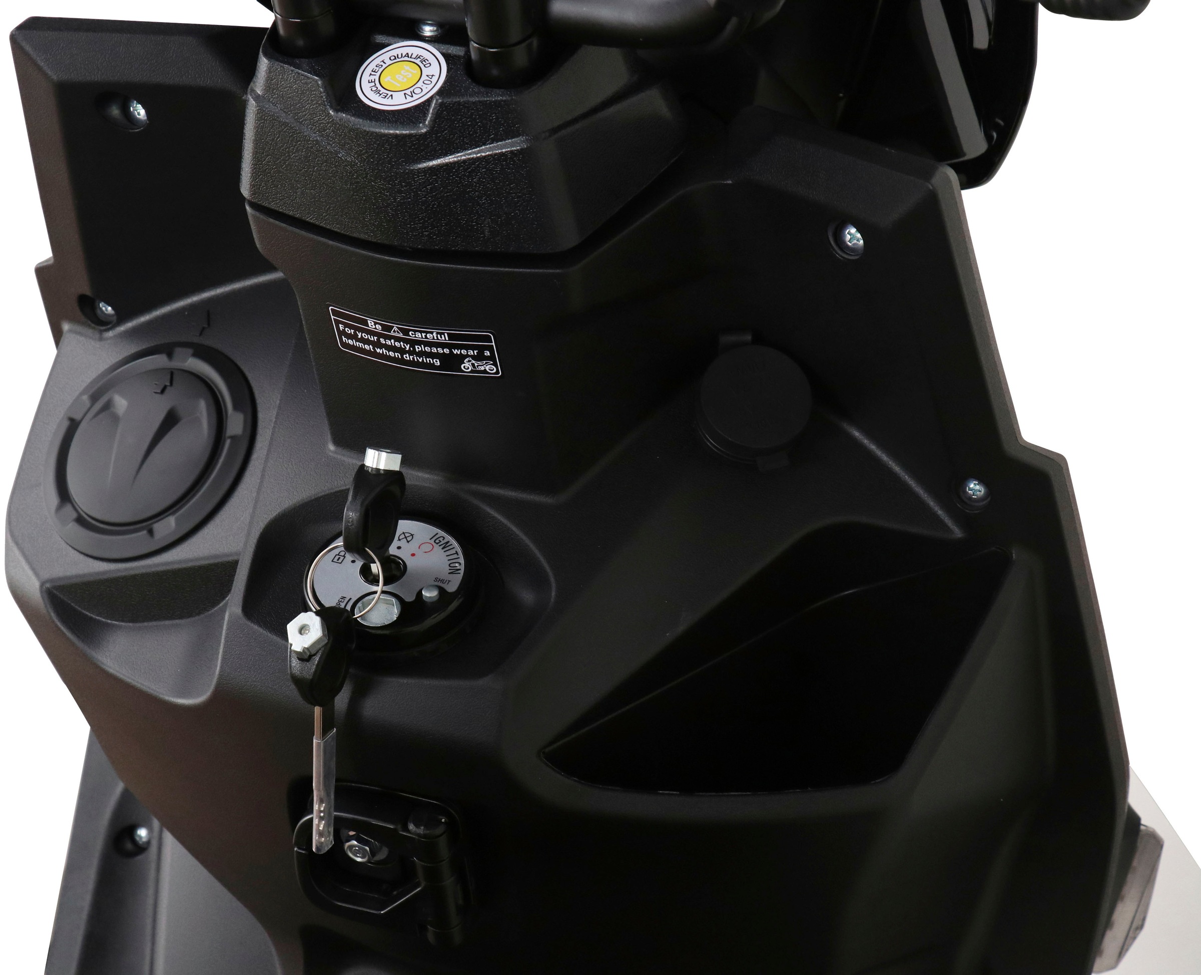 GT UNION Motorroller »Cross 2.0 25«, 49,6 cm³, 25 km/h, Euro 5, 2,7 PS, (Komplett-Set, 2 tlg., mit Topcase), Luftgekühlter Motor
