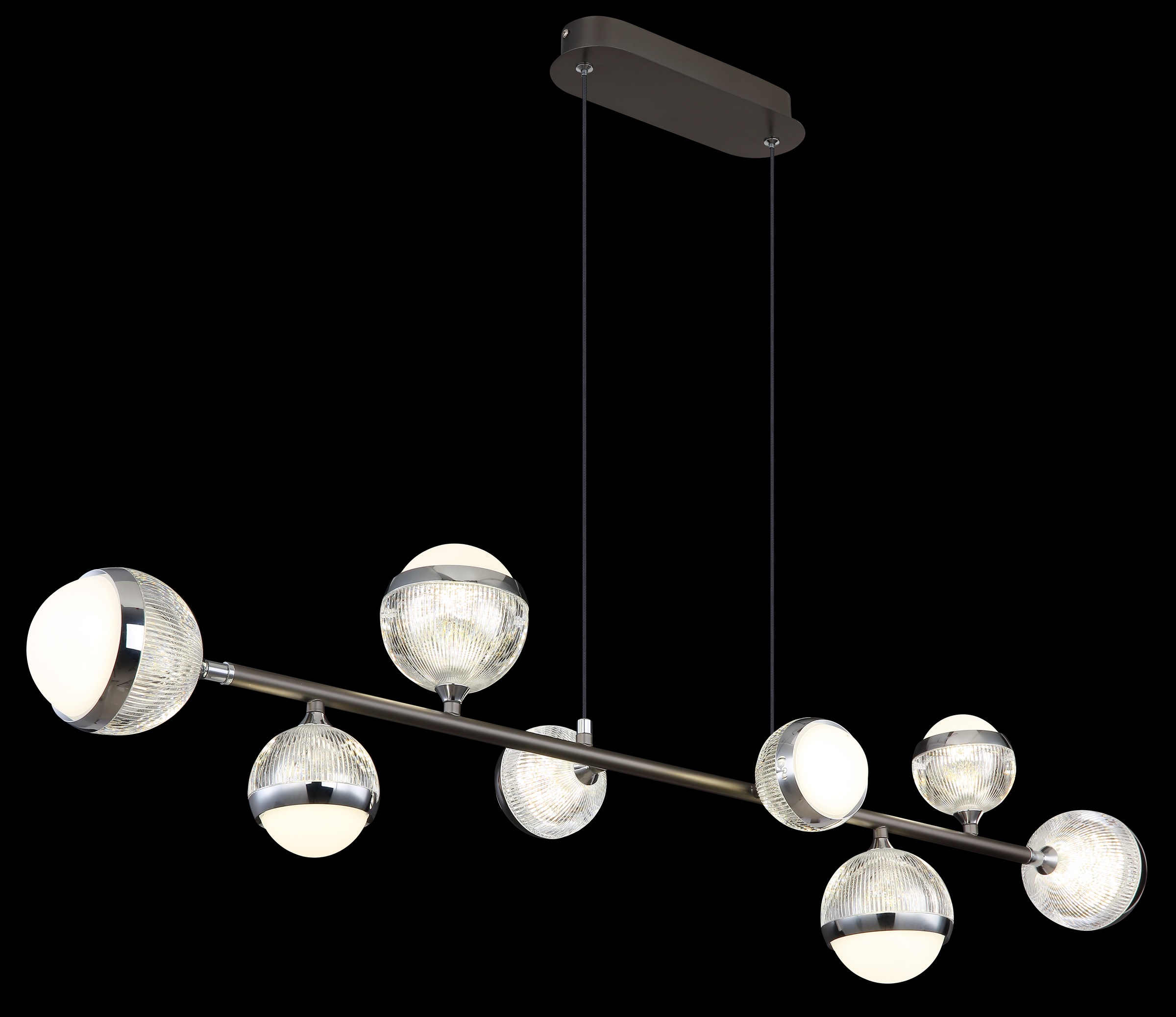 GLOBO LIGHTING LED Pendelleuchte »UNTSY«, Leuchtmittel LED-Modul | LED fest integriert, Hängelampe/Hängeleuchte/Wohnzimmer/Esstisch/elegant