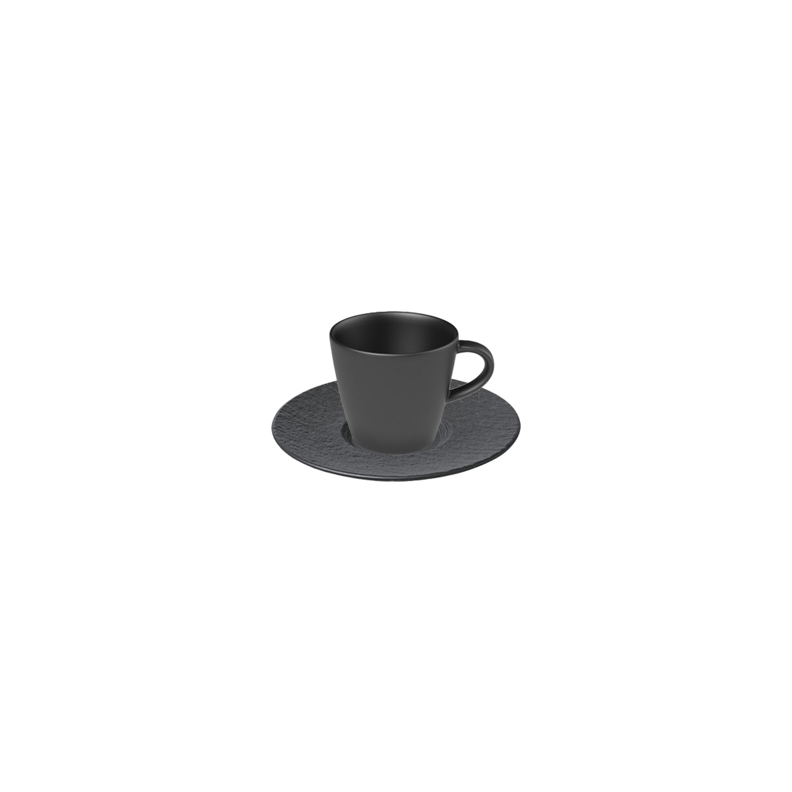 Villeroy & Boch Tasse »Kaffee Set Manufacture Rock 150 ml 6er Set schwarz«