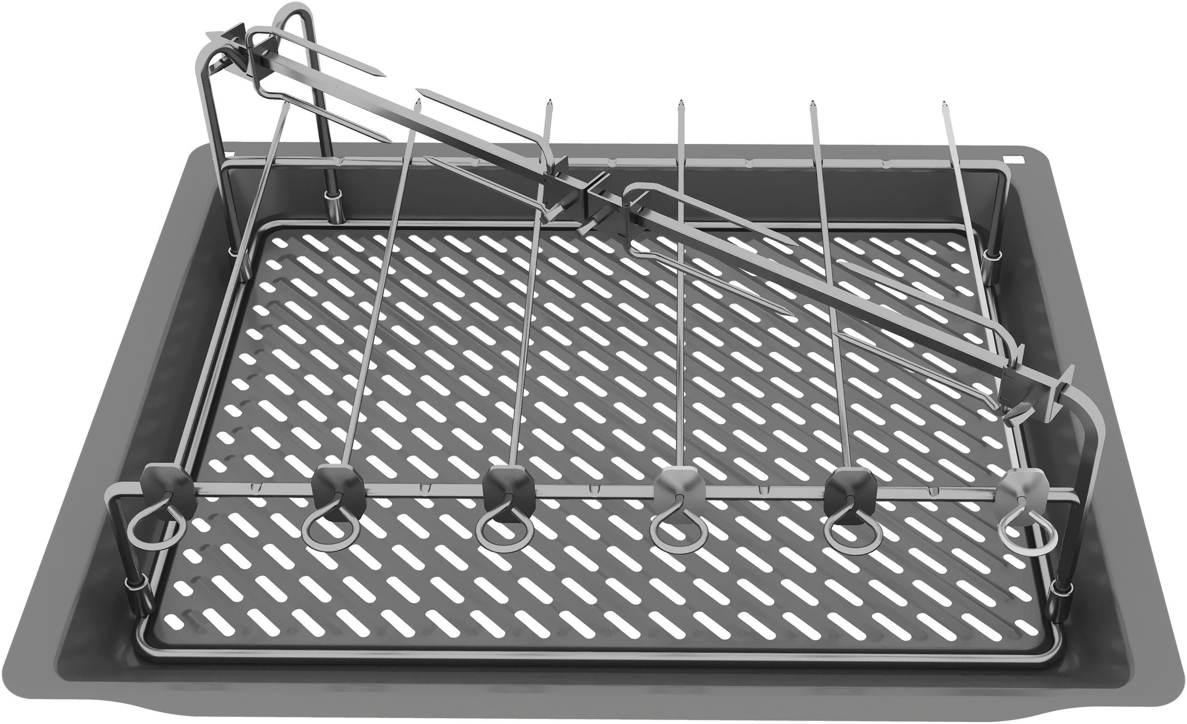 BOSCH Grillschale »HEZ635001« Metall grau