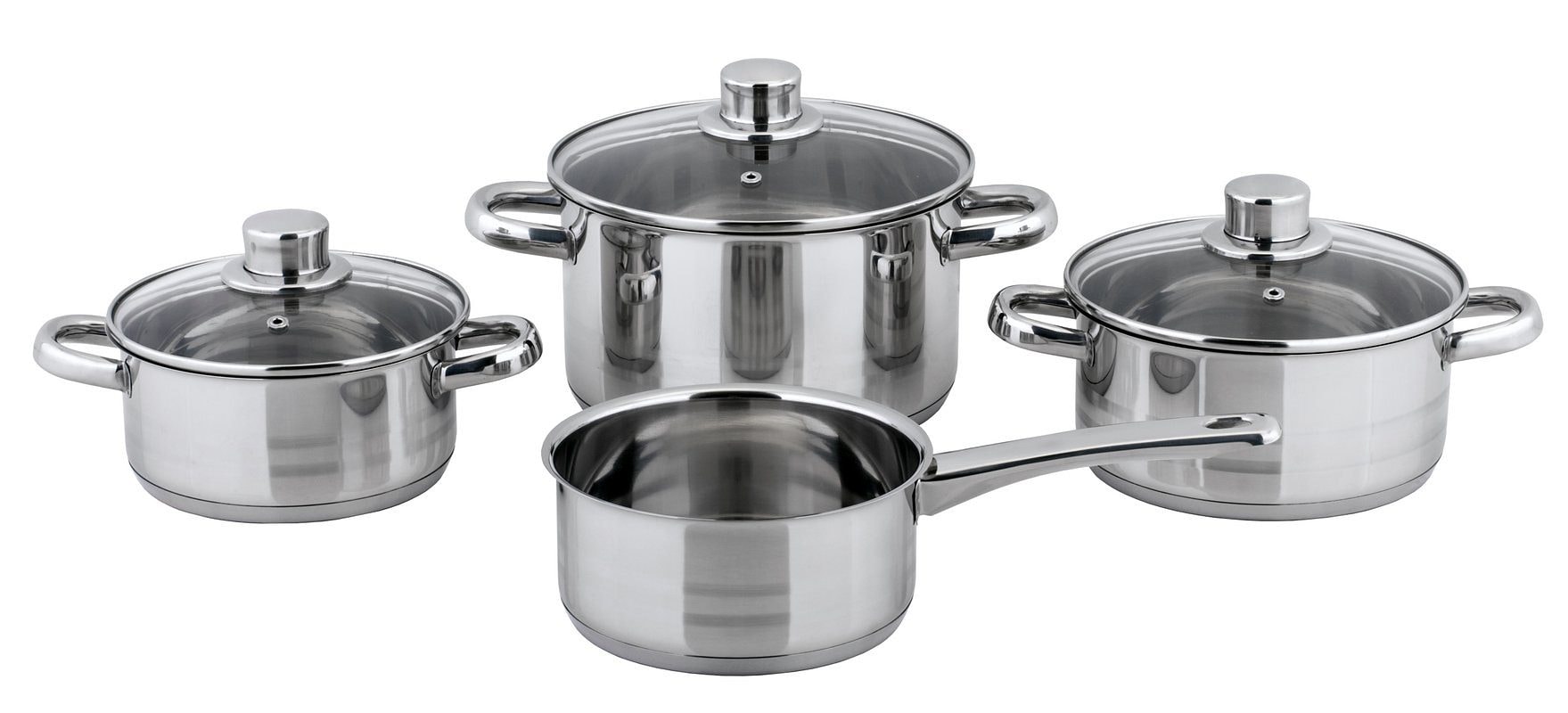 CS Koch-Systeme Topf-Set »BELM« Set, je 1 Kochtopf 16/18/20 cm, 1x Stielkas günstig online kaufen