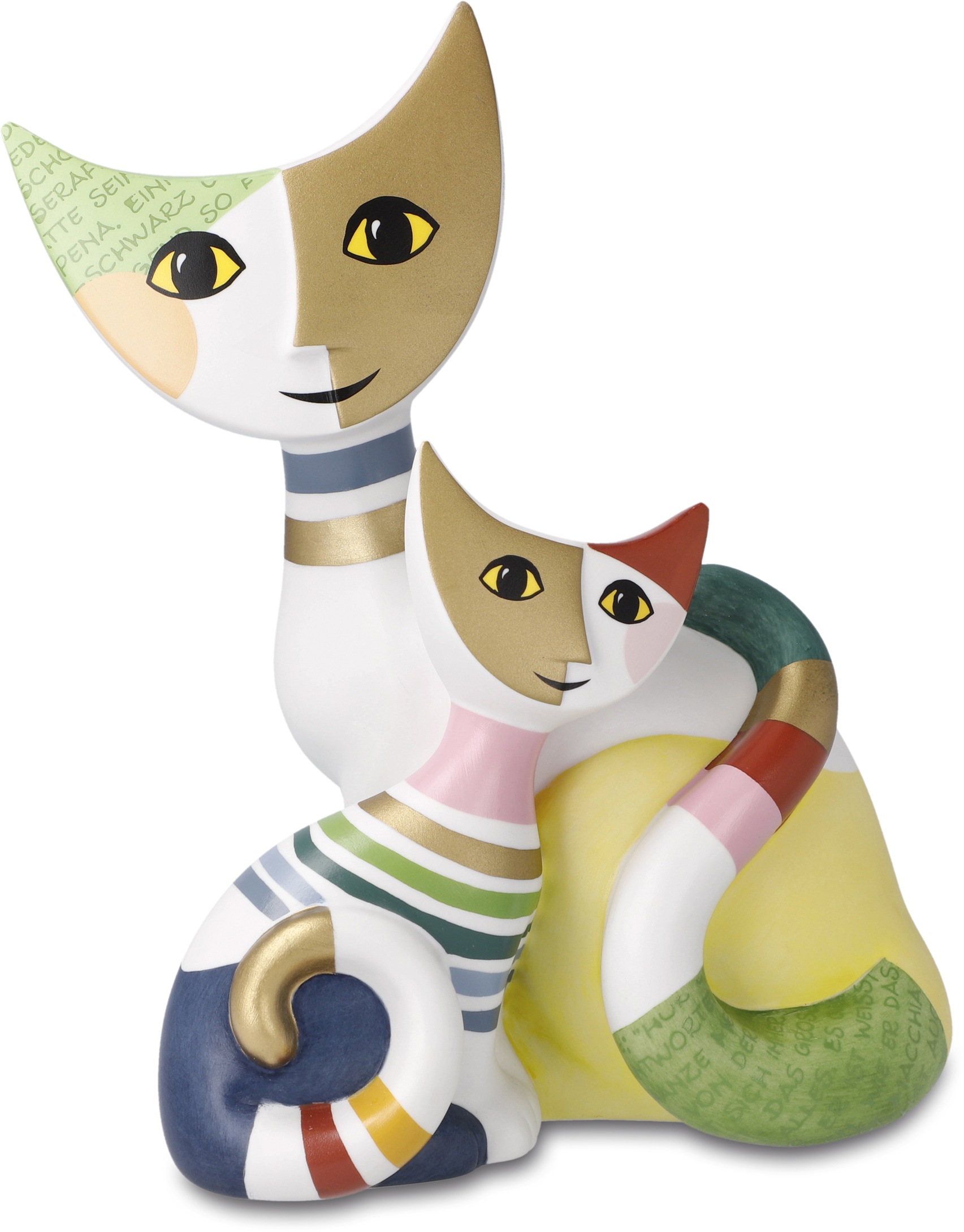 GOEBEL Sammelfigur »Figur Rosina Wachtmeister - "Macchia e Giro"« Katzen-Duo bunt
