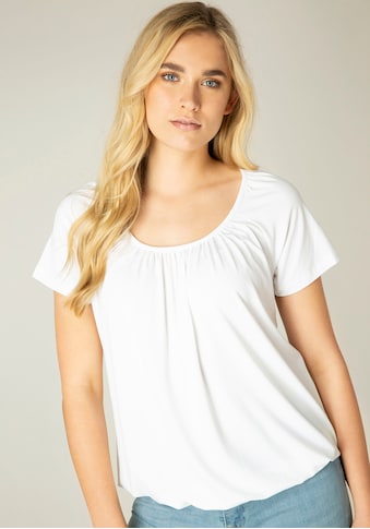 Base Level T-Shirt »Yona«, Weich fließend durch eingearbeitete Falten und elastischem... kaufen