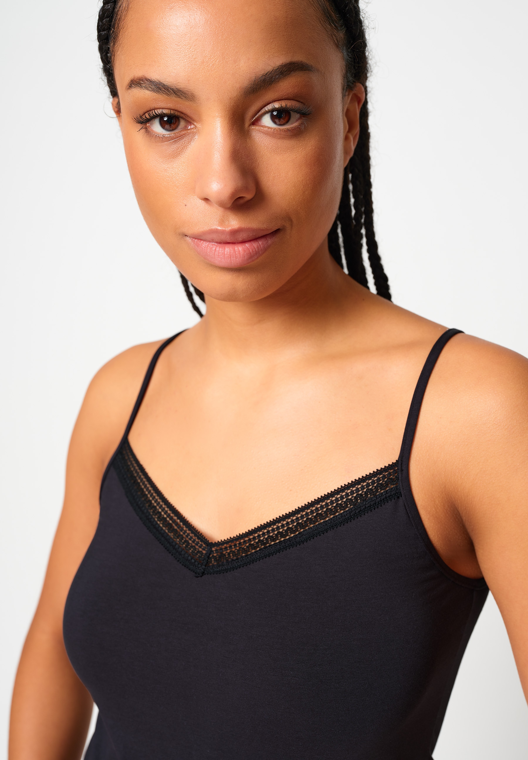 Skiny Unterhemd »Natural Beauty« bequem, elastisch, weich, eng, V-Ausschnitt