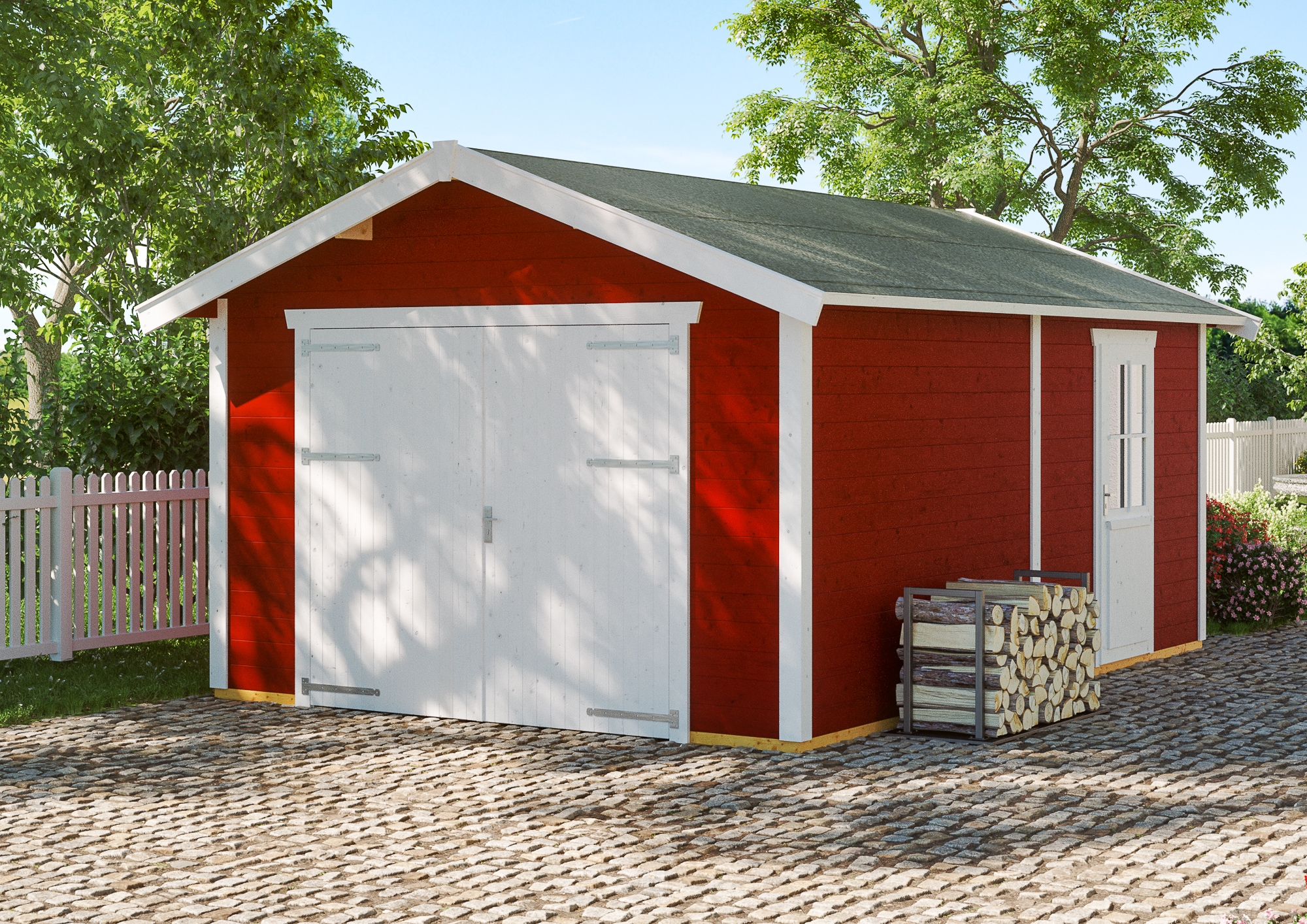 Skanholz Garage »Varberg 1«, 370 x 525 cm