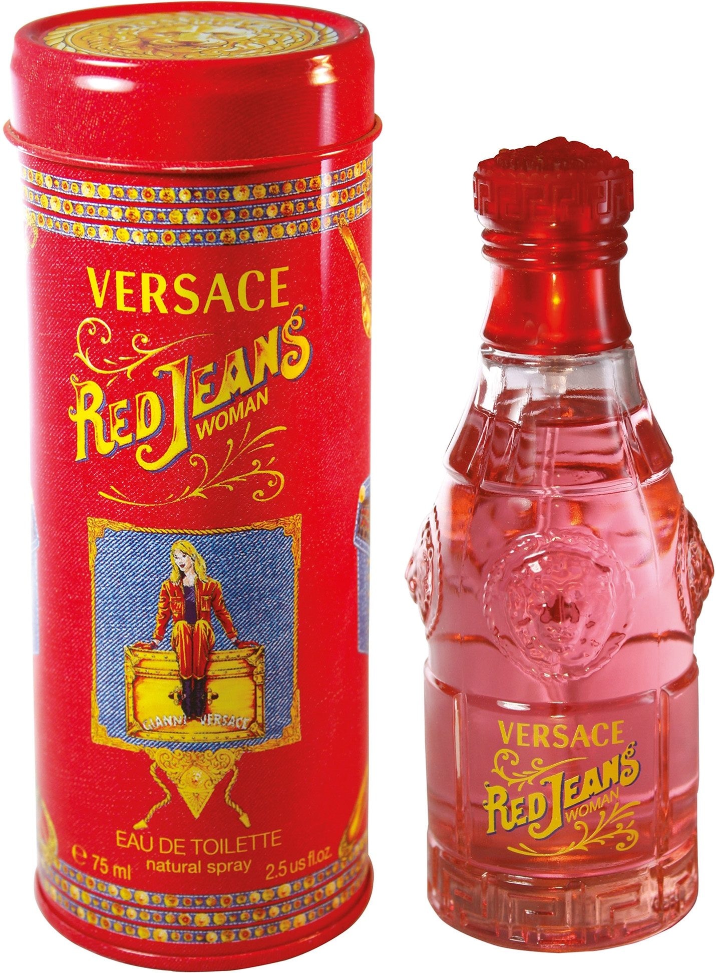 Versace Eau de Toilette »Red Jeans«, mit blumig-fruchtigem Akzent