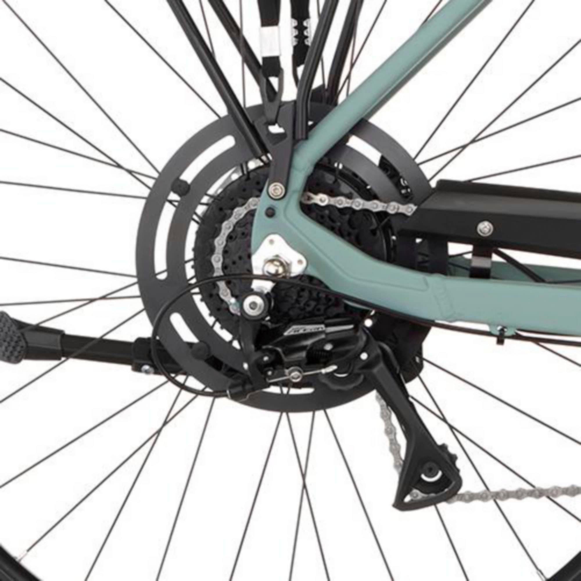 FISCHER Fahrrad E-Bike »VIATOR 2.1 459 55«, 8 Gang, Shimano, ACERA, (mit Akku-Ladegerät-mit Werkzeug)