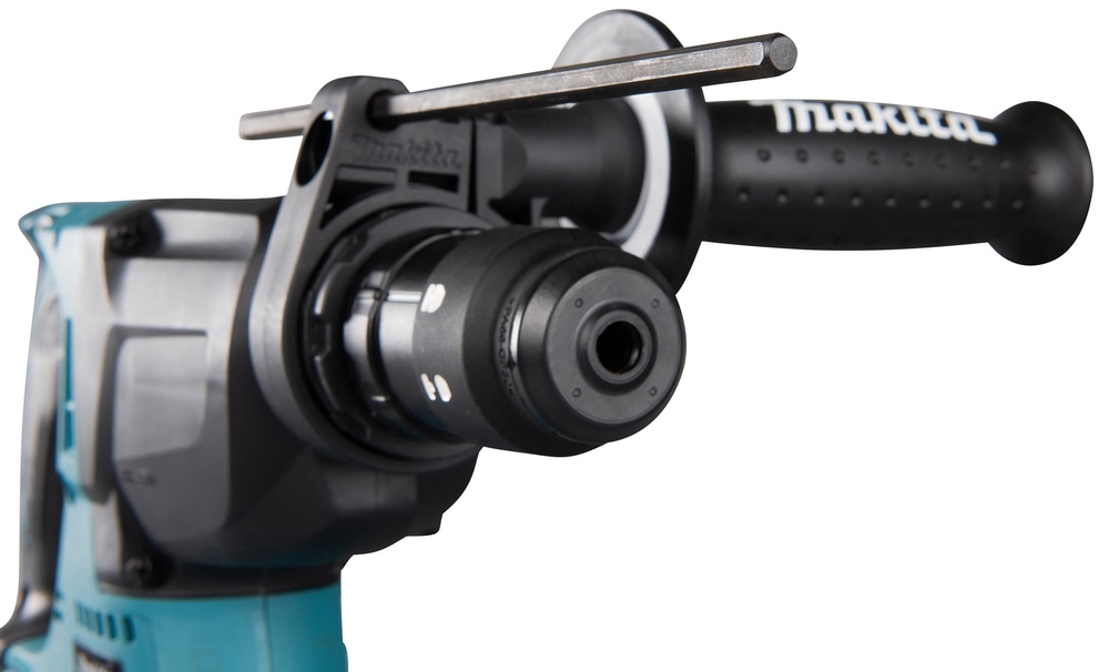 Makita Kombihammer »DHR243RTJ«, (Set), für SDS-PLUS 18 V, 5,0 Ah, inkl. Akku, Ladegerät und Koffer