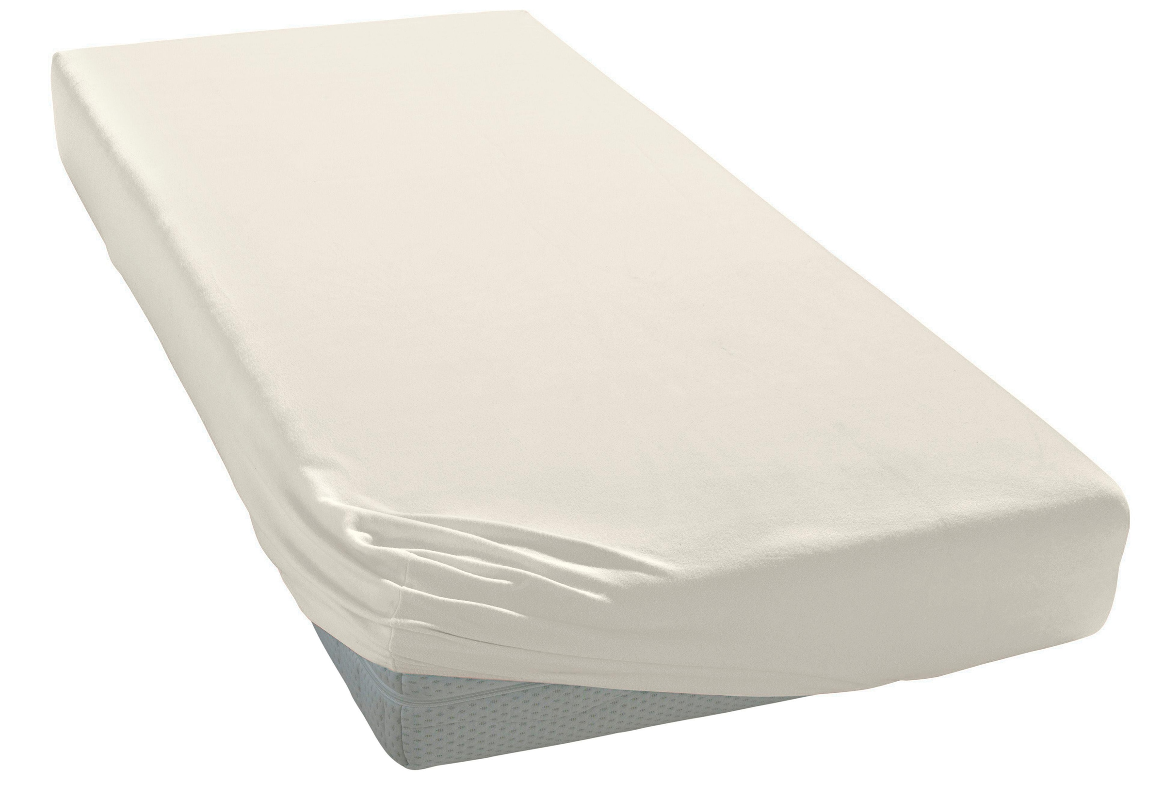 Elegante Spannbettlaken »Uni Zwirn-Jersey« aus hochwertigem Garn