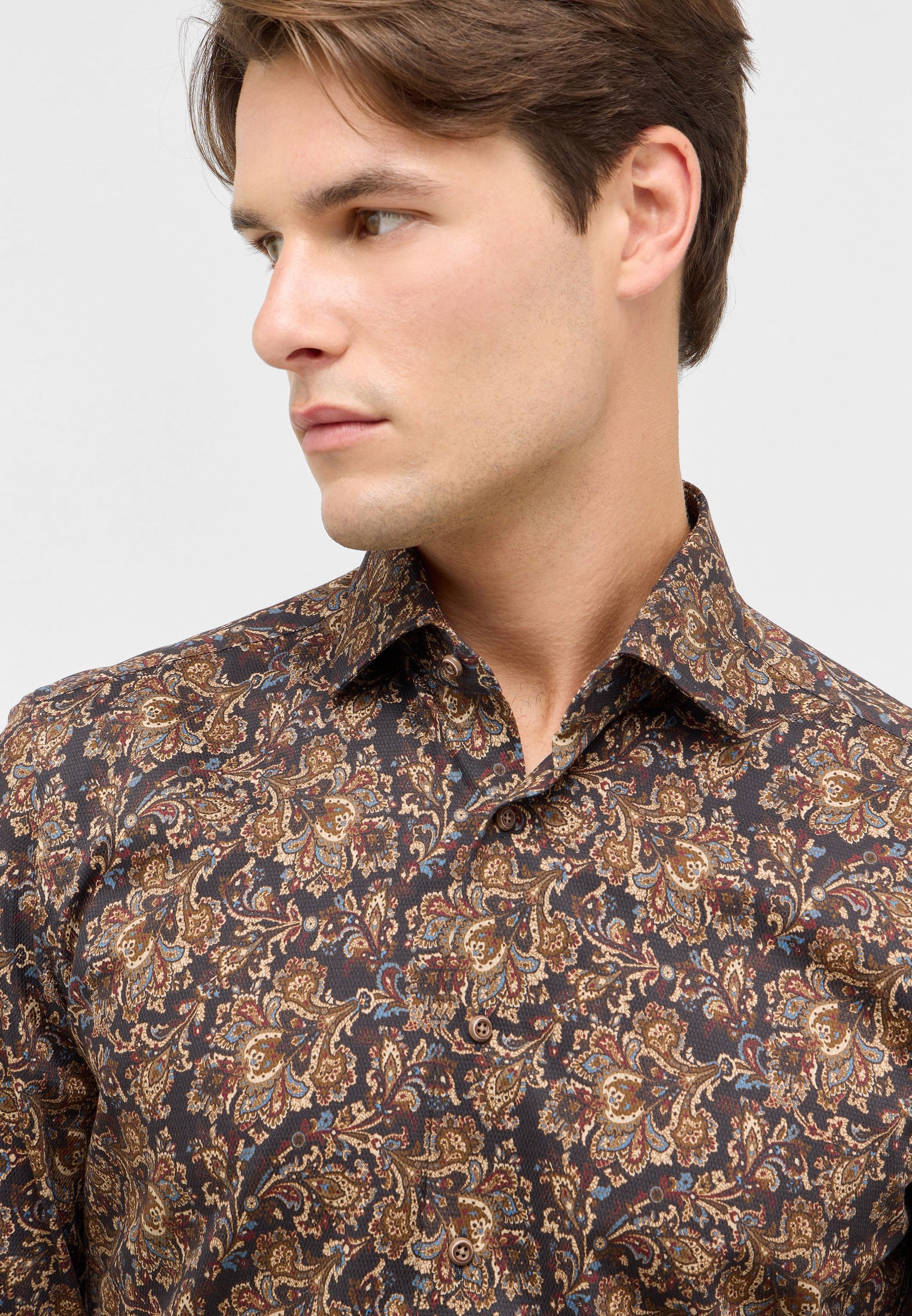 Eterna Langarmhemd »SLIM FIT« NON IRON (bügelfrei)