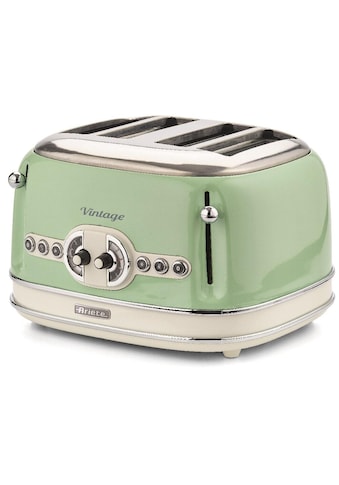 Ariete Toaster »Vintage«, 4 kurze Schlitze, für 4 Scheiben, 1630 W, grün kaufen