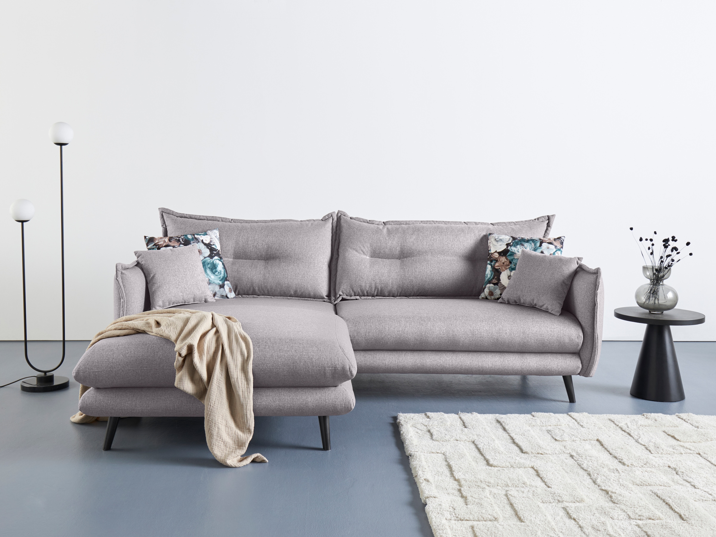 INOSIGN Ecksofa »Lazio«, in verschiedenen Bezugsqualitäten und Farben liefe günstig online kaufen