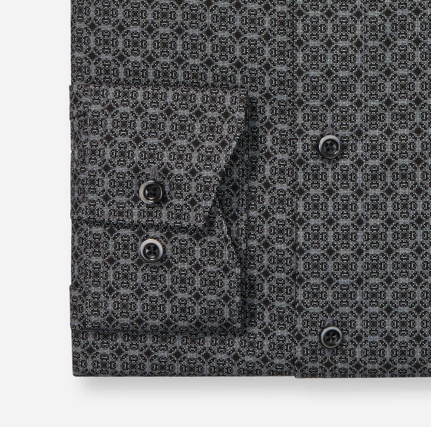 OLYMP Langarmhemd »Luxor modern fit« Royal-Kentkragen, Businesshemd, modern fit, gemustert