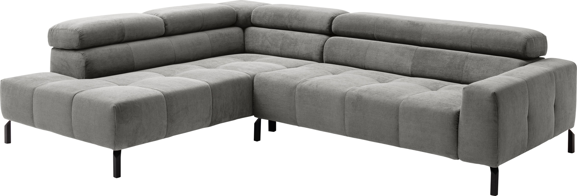 Places of Style Ecksofa »Cleveland, L-Form, incl. Kopfteilverstellung, Brei günstig online kaufen