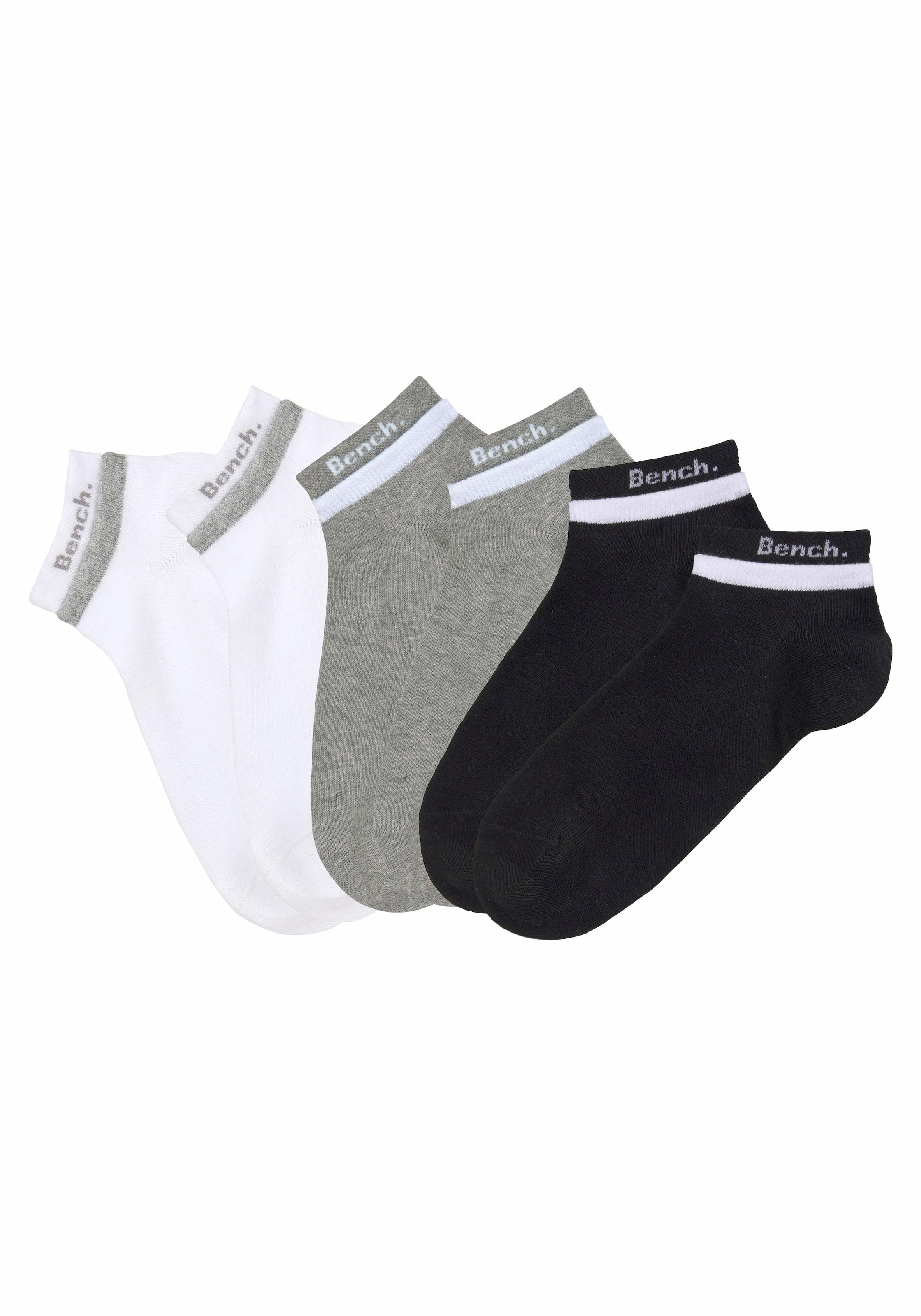 Kurzsocken, (6 doppelten mit online Bündchen Bench. kaufen Paar),