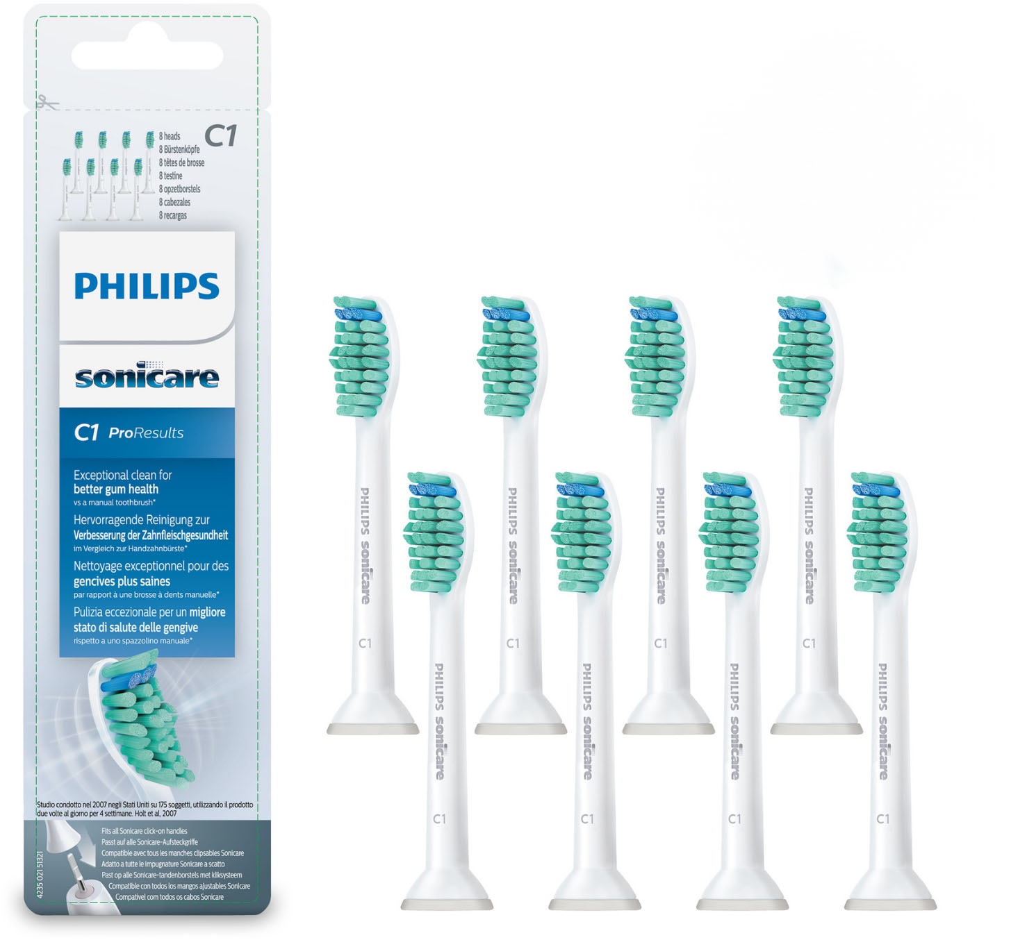 Philips Sonicare Aufsteckbürsten »ProResults Standard«, Standardgöße, mit Erinnerungsborsten