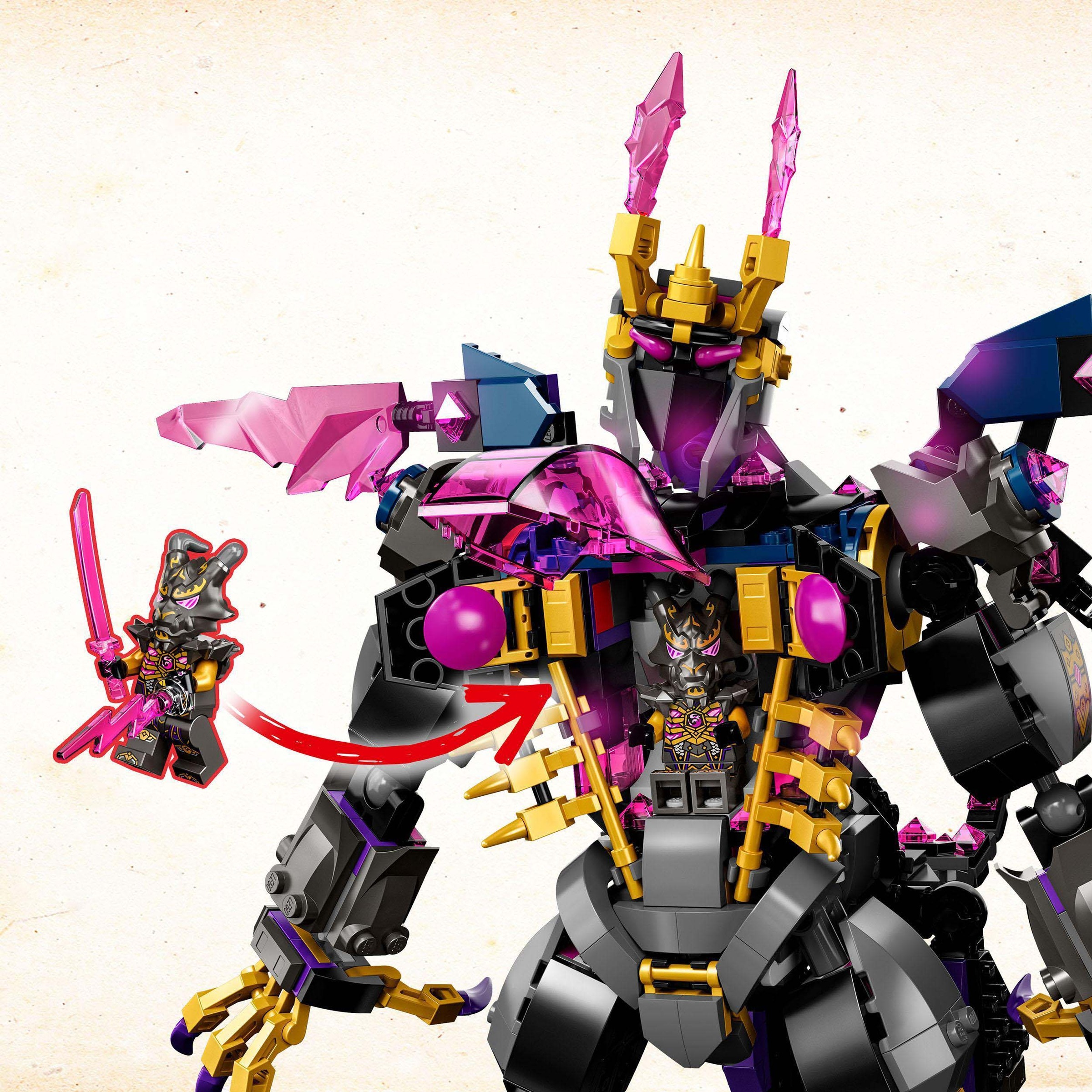 LEGO® Konstruktionsspielsteine »Der Kristallkönig (71772), LEGO® NINJAGO«, (722 St.), Made in Europe