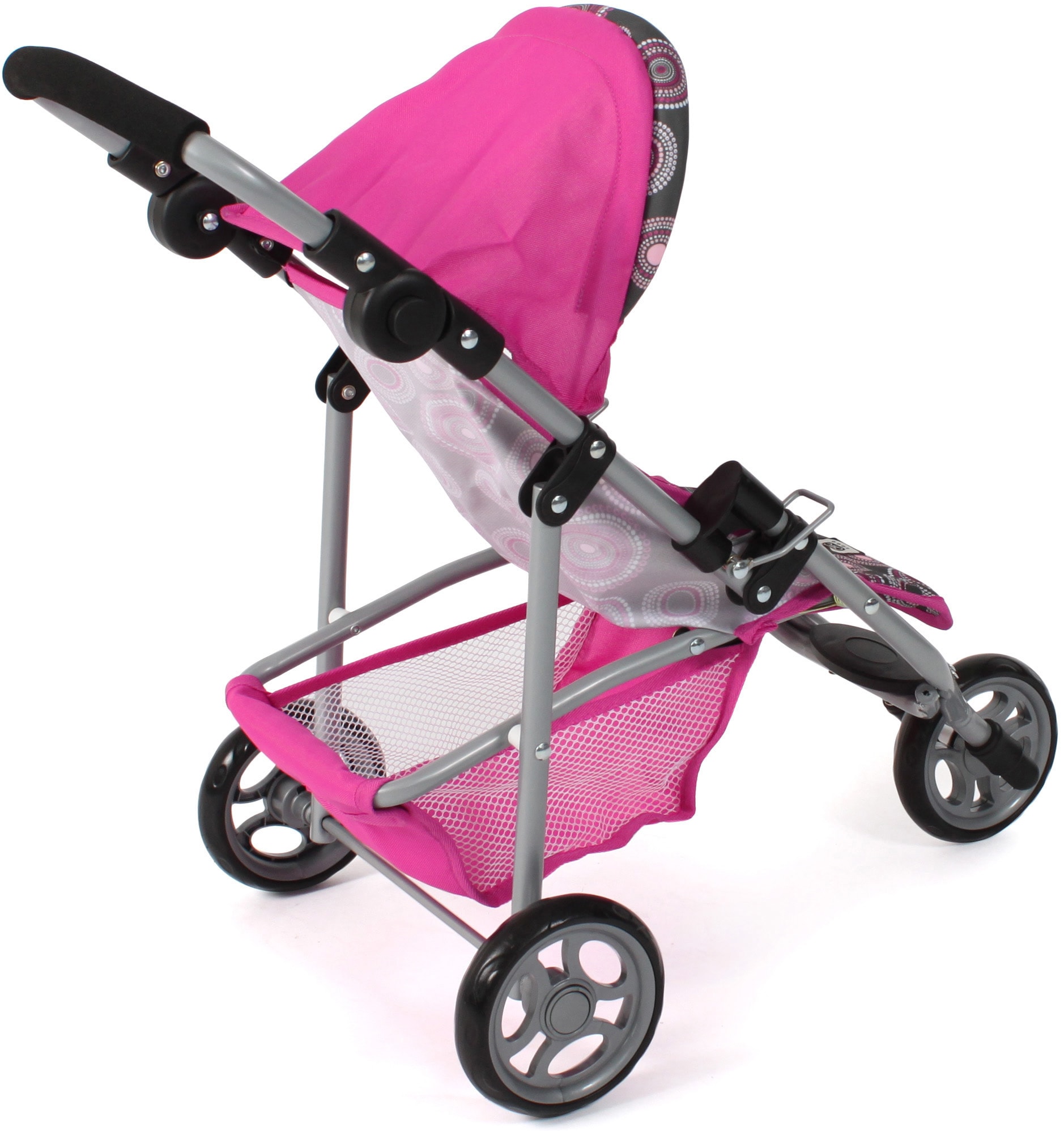 CHIC2000 Puppenbuggy »Jogging-Buggy Lola, Hot Pink«, mit klappbarem Verdeck