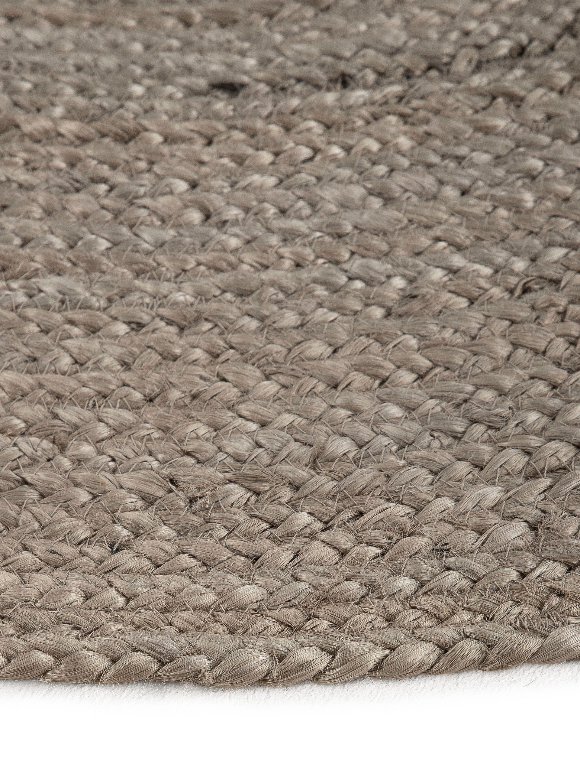 carpetfine Teppich »Nele Juteteppich Naturfaser«, rund, 6 mm Höhe, geflochtener Wendeteppich aus 100%Jute, in rund und oval, viele Größen