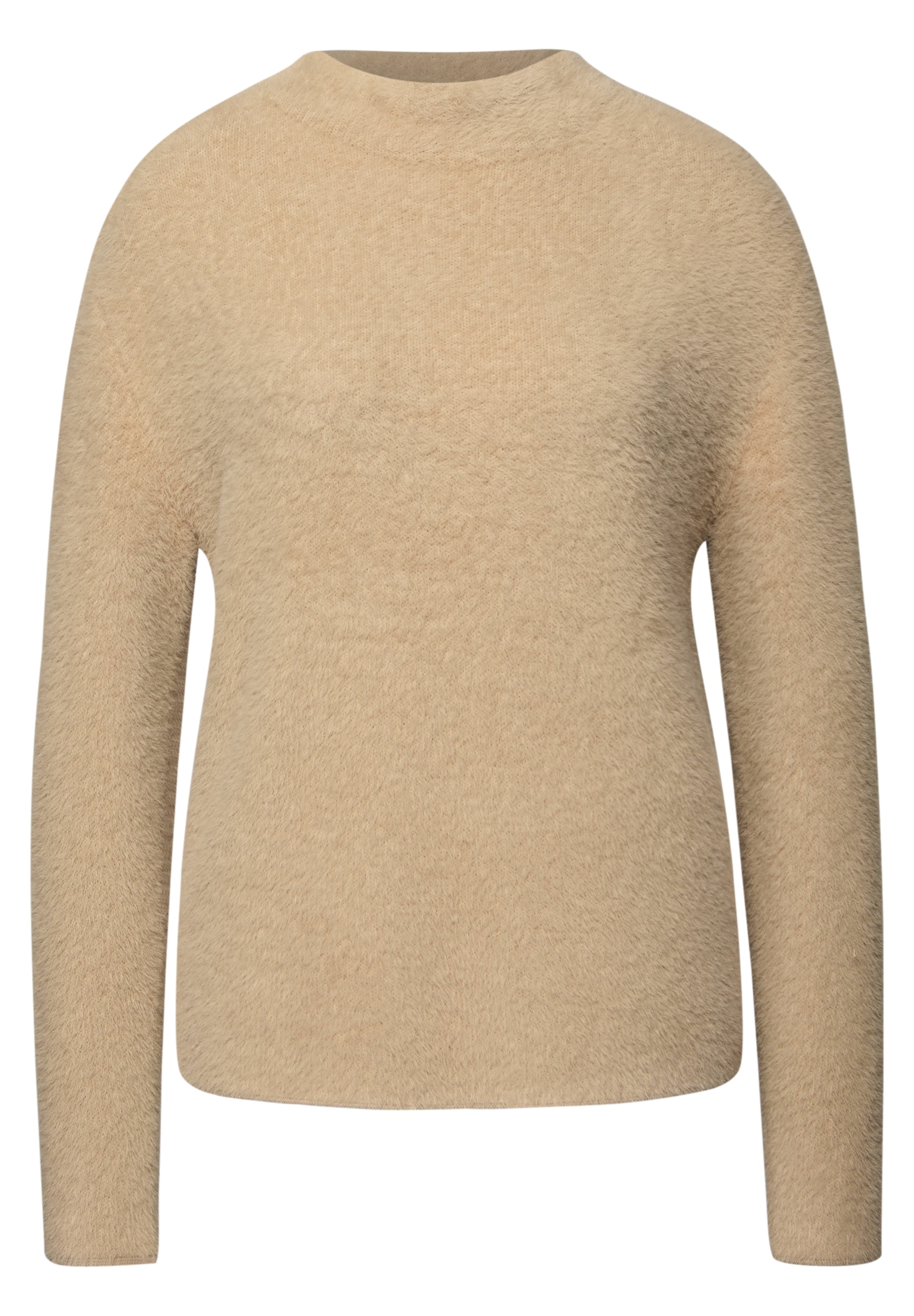 STREET ONE Rundhalspullover in softer Federgarn-Qualität