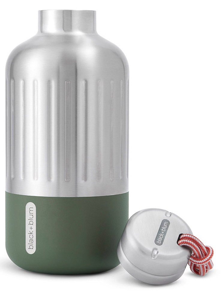 black+blum Isolierflasche »Explorer«, (1 tlg.), Edelstahl, 650 ml