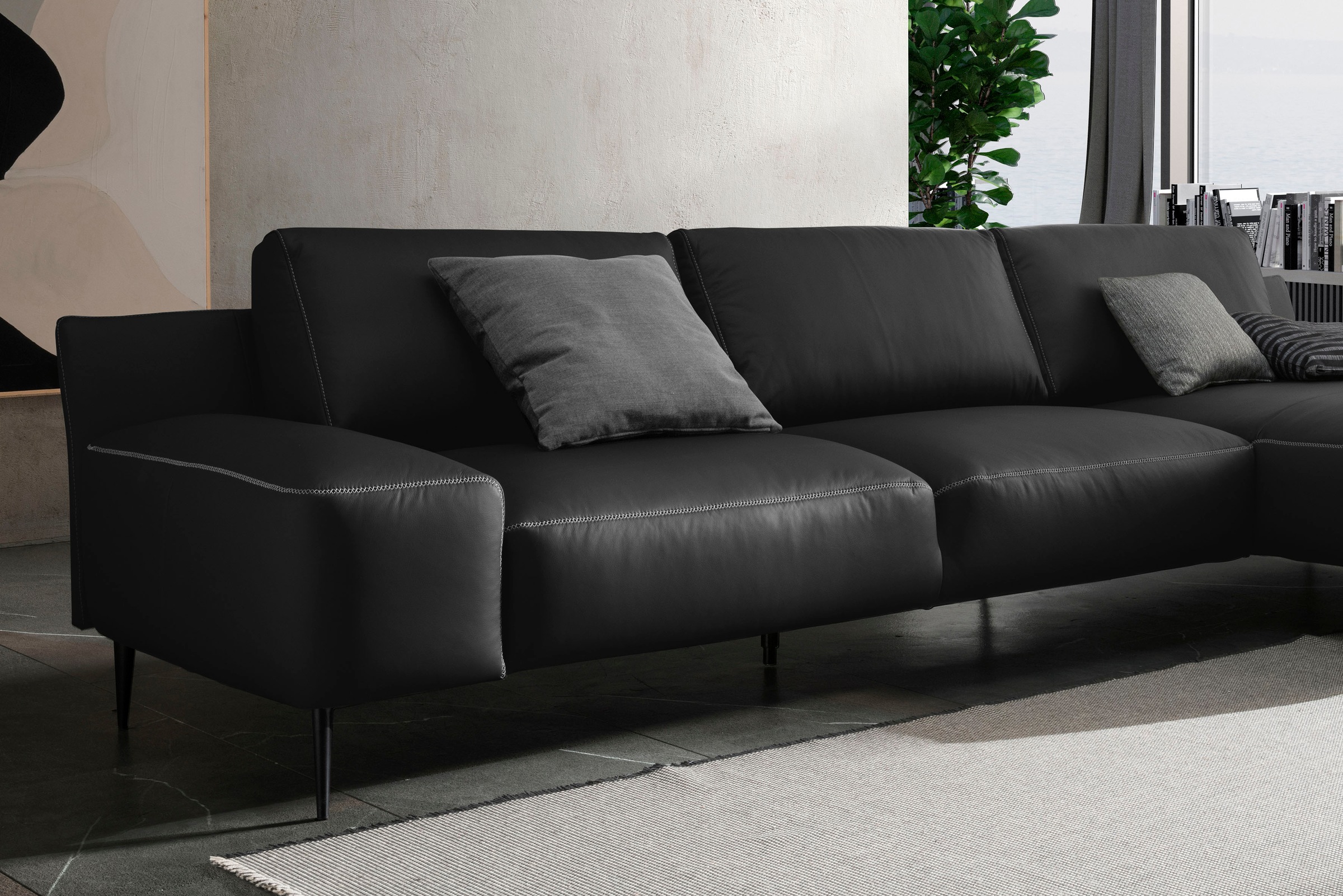 designwerk Ecksofa »Forma L-Form, zeitloses Designsofa mit aktuellem Fuß«, in hochwertiger Verarbeitung & tollem Sitzkomfort