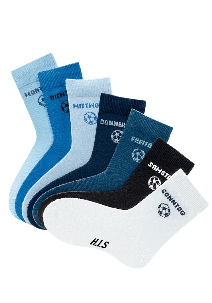 H.I.S Socken, (7 Paar), mit für bestellen Kinder Fußballmotiv Online-Shop im