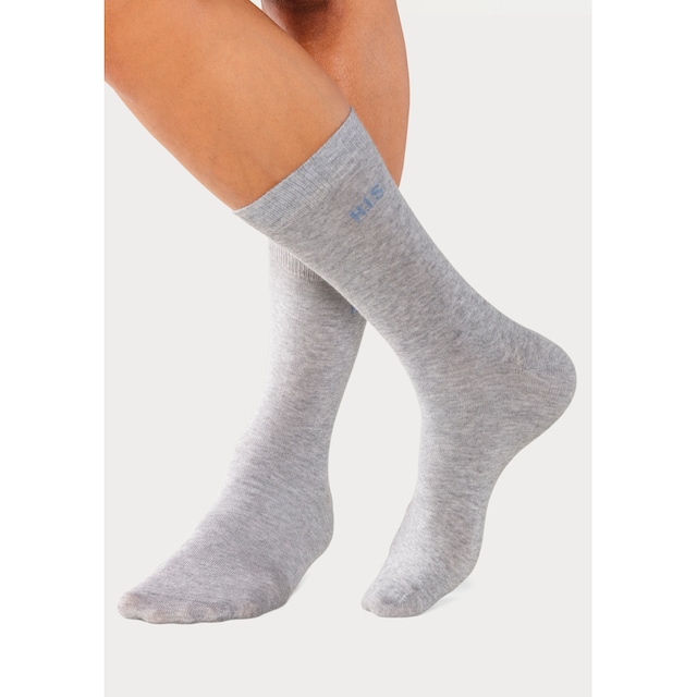 H.I.S Socken, (10 Paar), mit farbigem Innenbund im Online-Shop kaufen