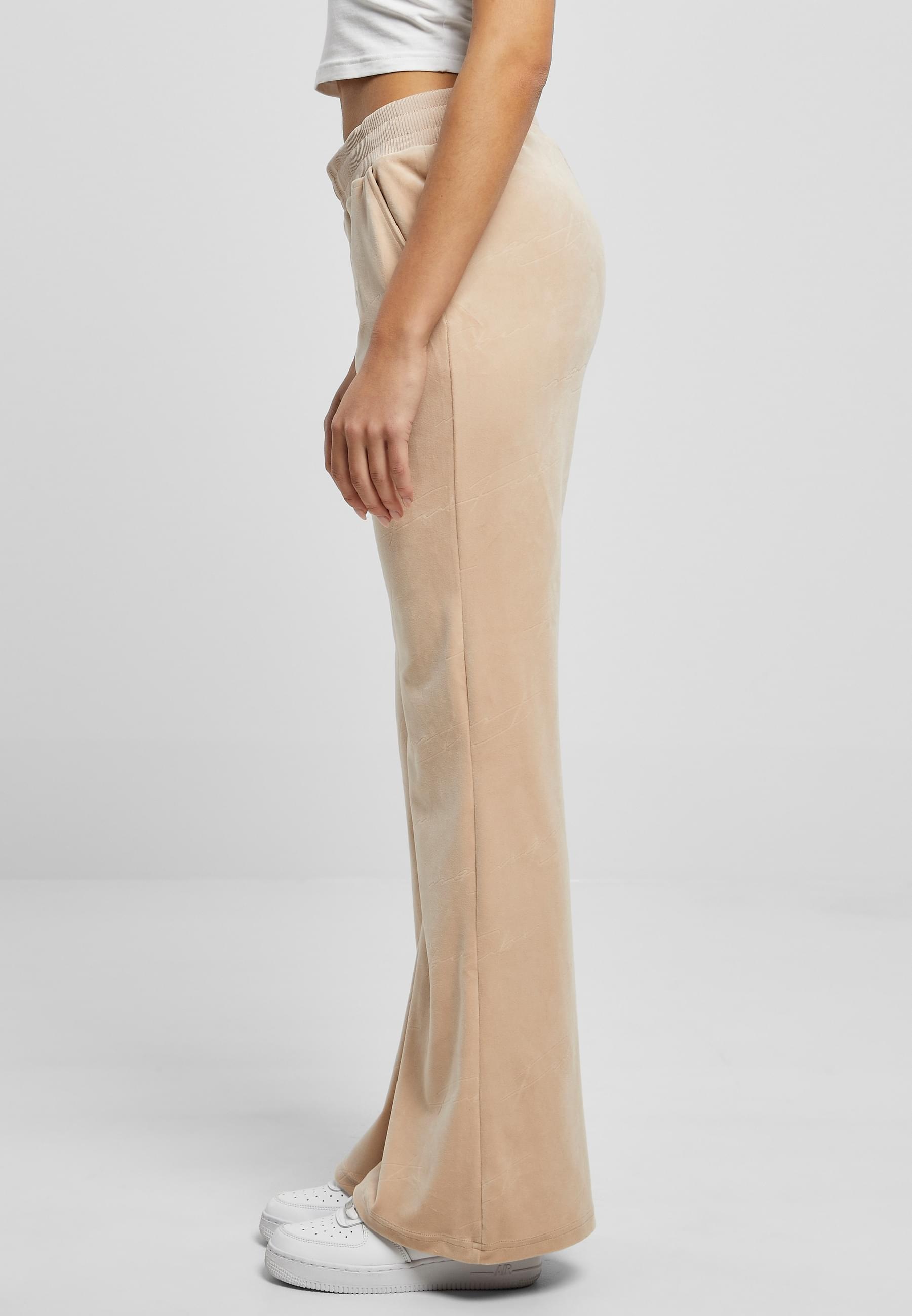 Fubu Stoffhose »Fubu Damen FW231-015-1 FUBU Signature Allover Velour Pants«