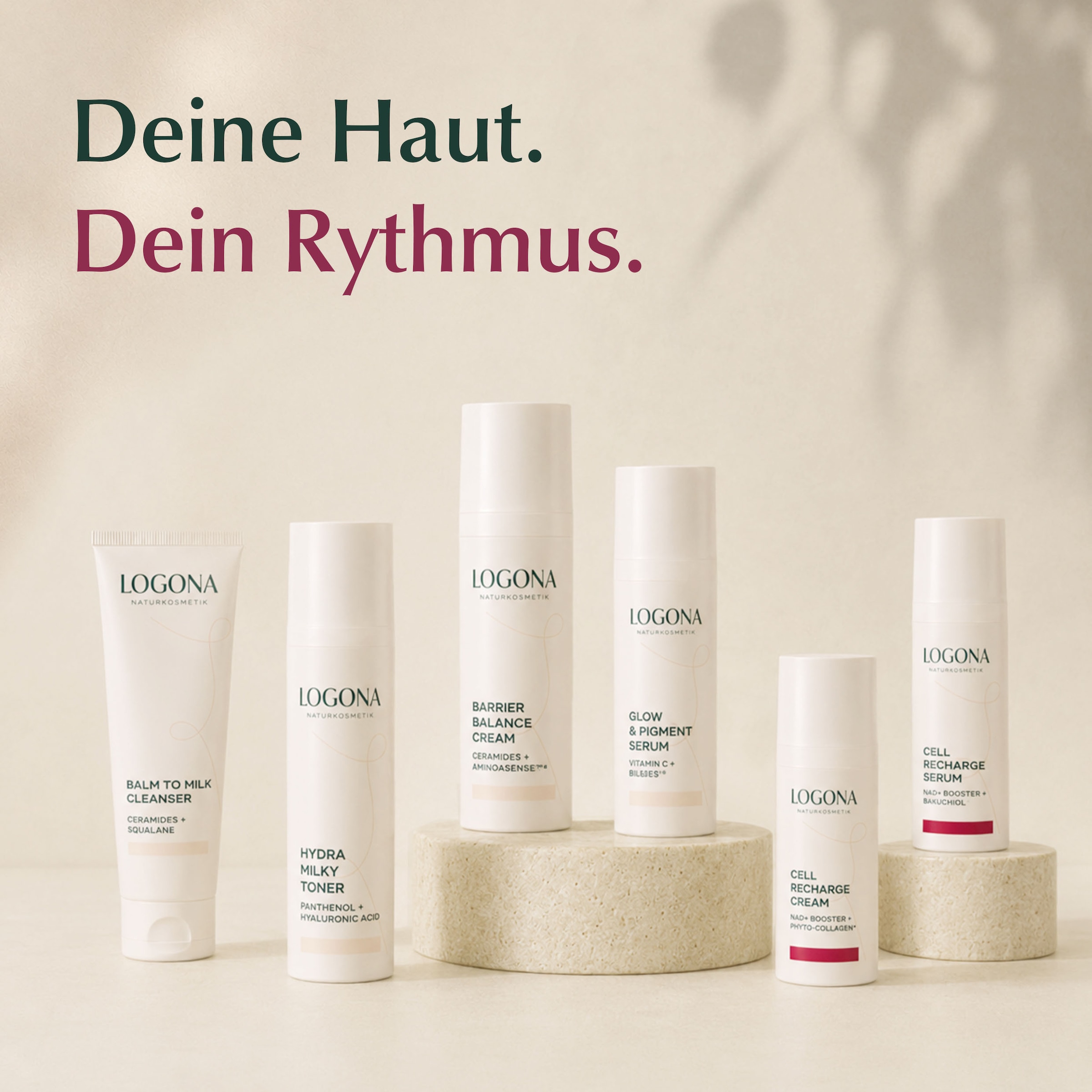 LOGONA Gesichtsserum »GLOW & PIGMENT SERUM« mit Belides™ und Vitamin C, Fluid-Textur