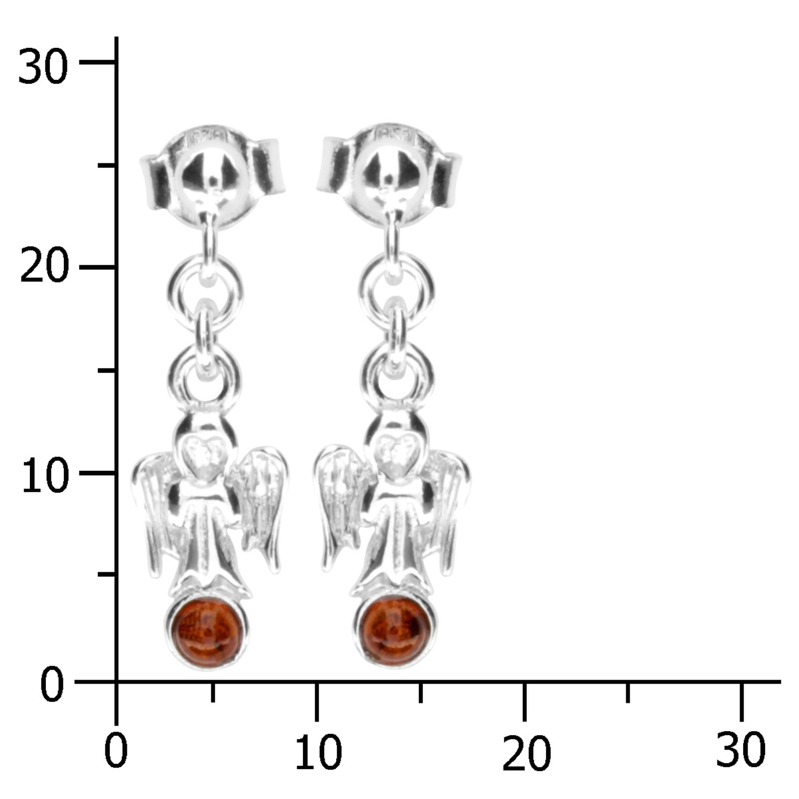 OSTSEE-SCHMUCK Paar Ohrhänger »Ostsee-Schmuck Ohrhänger Engel Ohrhänger Engel«