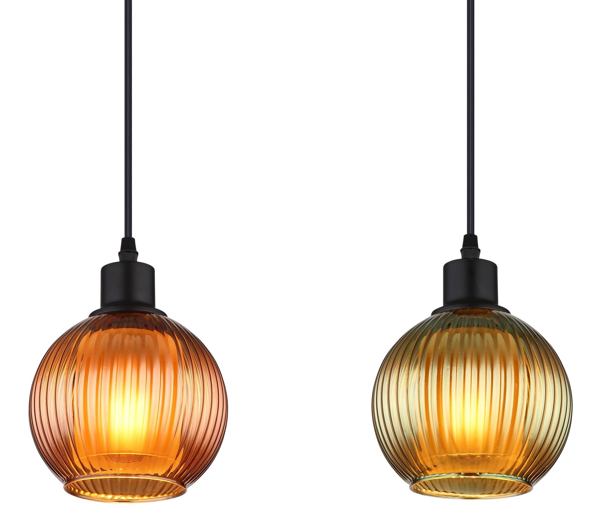 GLOBO LIGHTING Pendelleuchte »ZUMBA« E27 1 Stk. Gläser, Hängeleuchte, Hängelampe, kürzbar